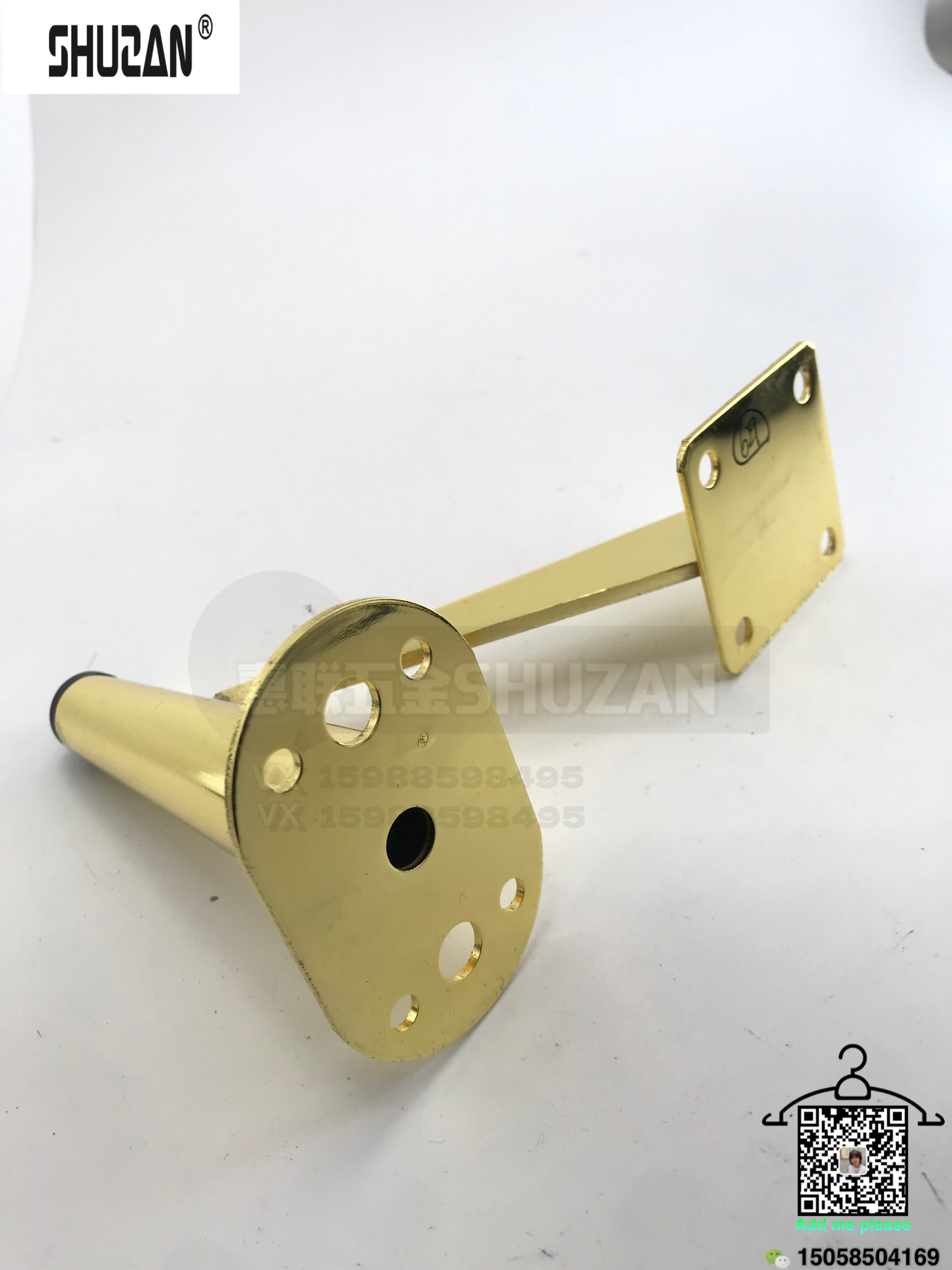 Specialized for foreign trade household high-legged metal sofa legs, furniture height-increasing legs, cabinet legs, kitchen cabinet legs, and cabinet leg support accessories Item Picture