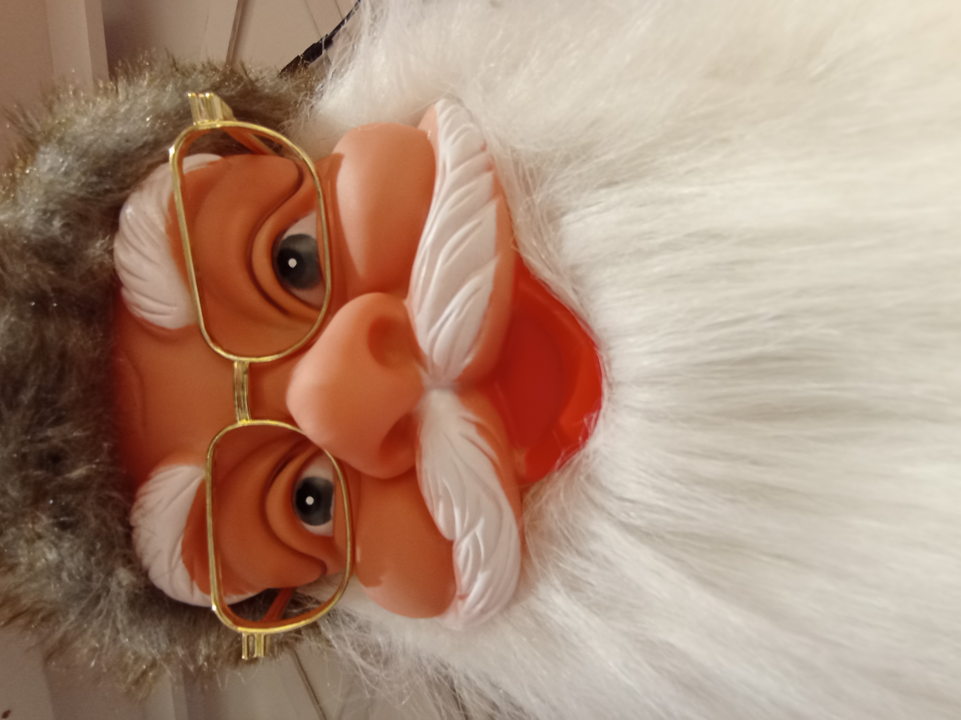 Christmas electric Santa Claus 1.8 meters tall, gorgeous clothes, dancing, with a backpack, cute Santa Claus figant 9123 details Picture