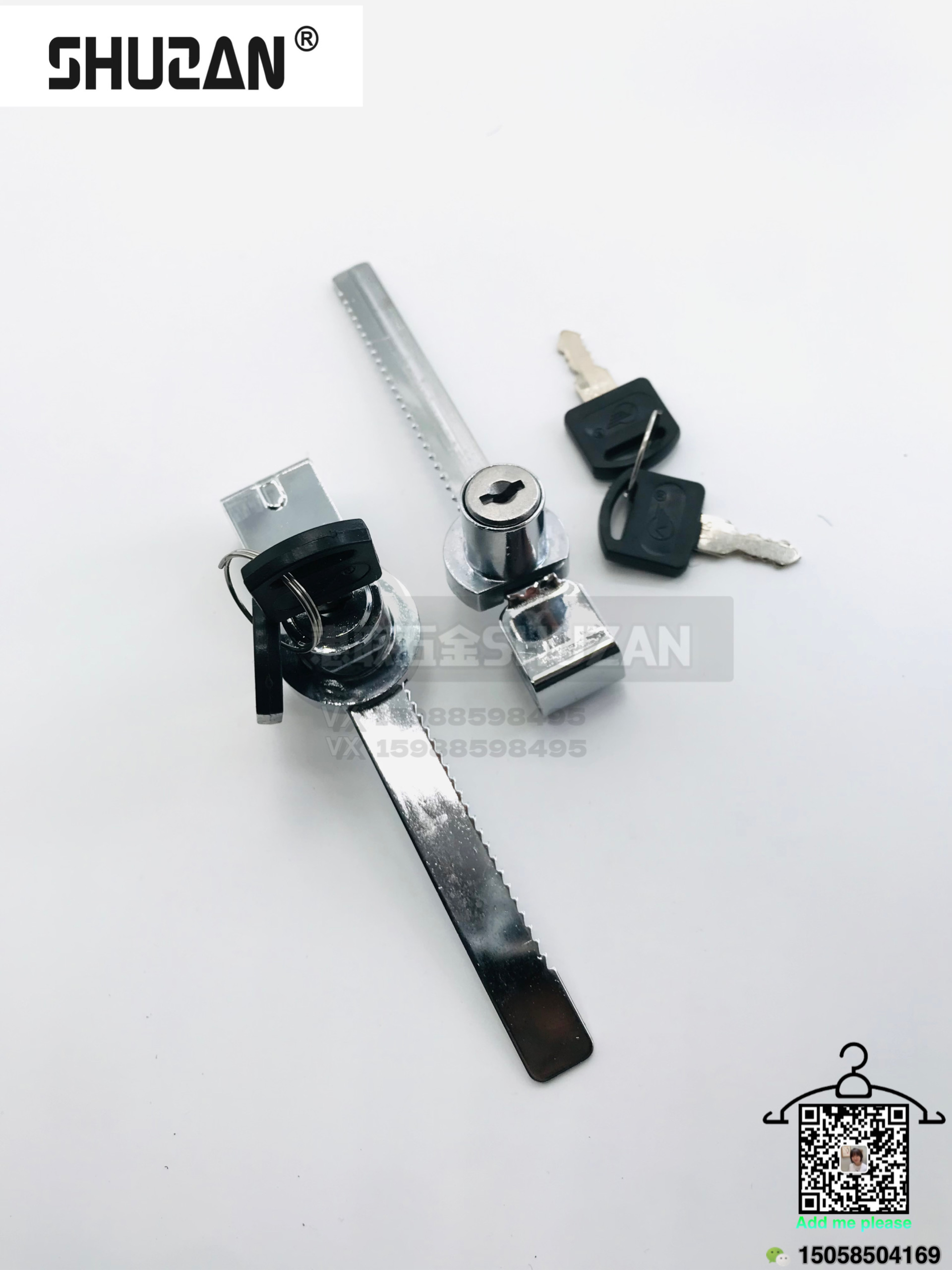 أقفال متينة مصنوعة من الفولاذ المقاوم للصدأ، أقفال الأدراج ذات الأقفال الطويلة Item Picture