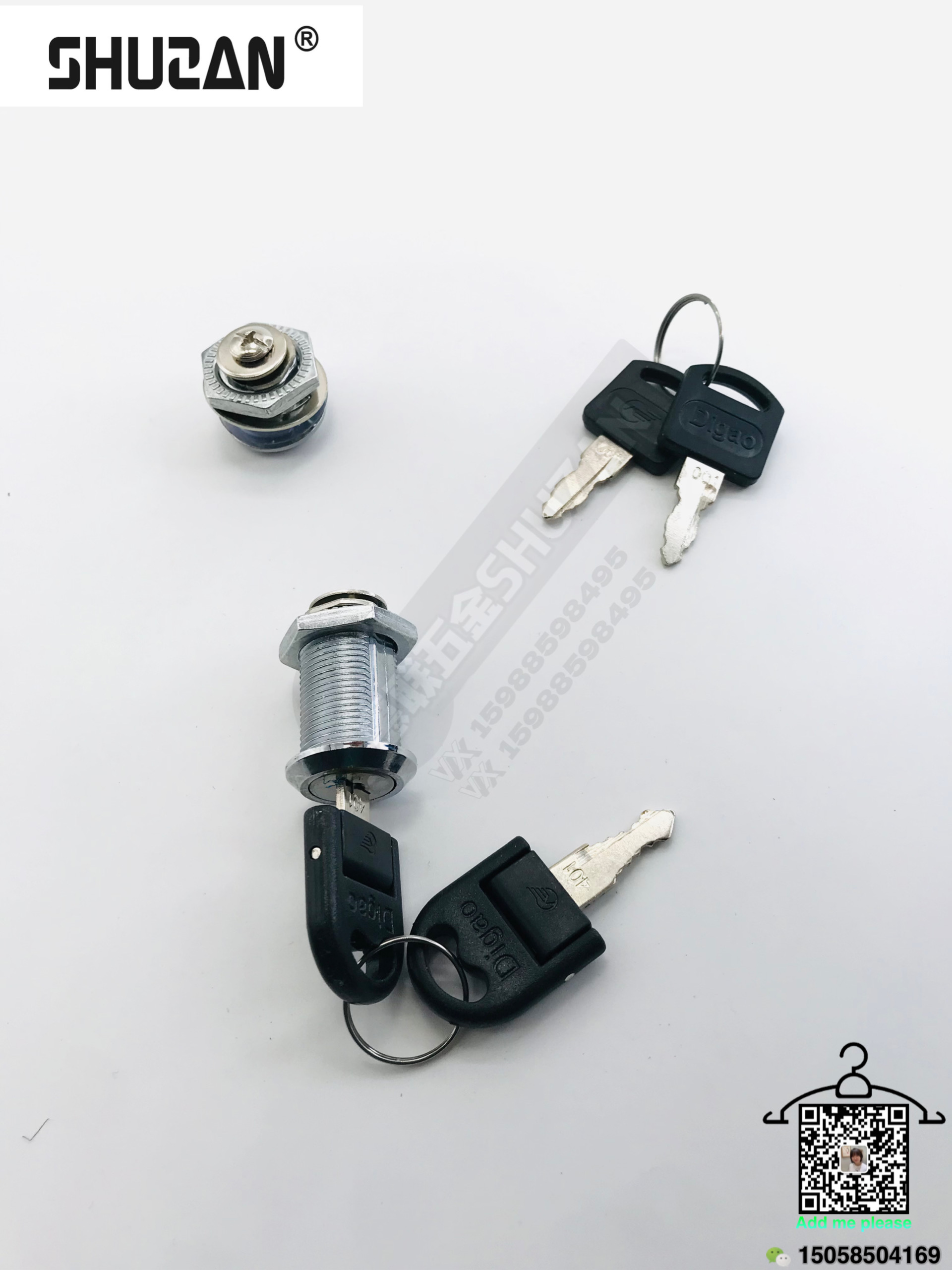 The drawer lock is a long rod type hardware drawer lock made of stainless steel, which is sturdy. The lock tongue comes in various specifications Item Picture