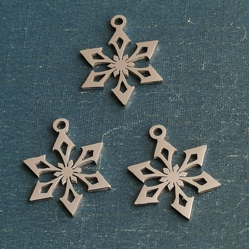 二次元动漫游戏周边原神神之眼冰元素之力不锈钢钛钢吊坠项链跨境