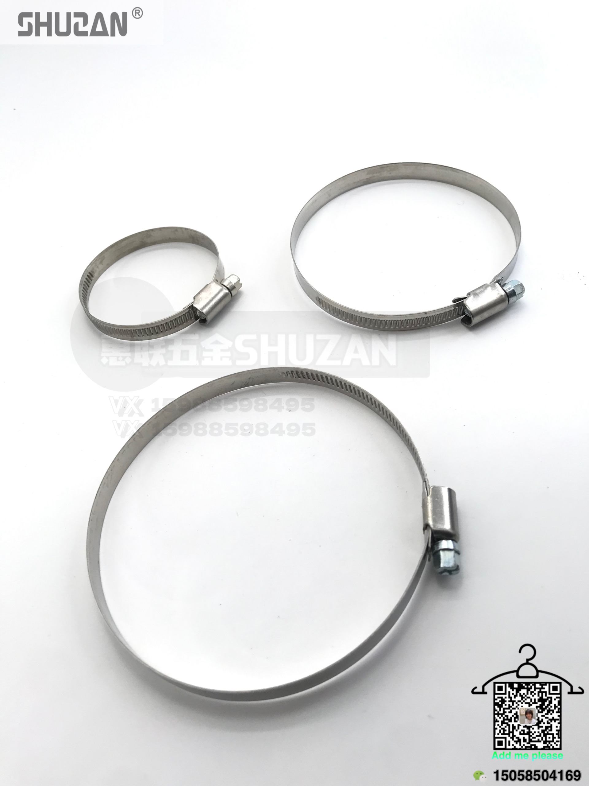 Shuzan hardware hose clamps are tight and the fasteners are firm. They are universal for pipes and electrical conduits and are exclusively supplied for export. Shuzan quality details Picture