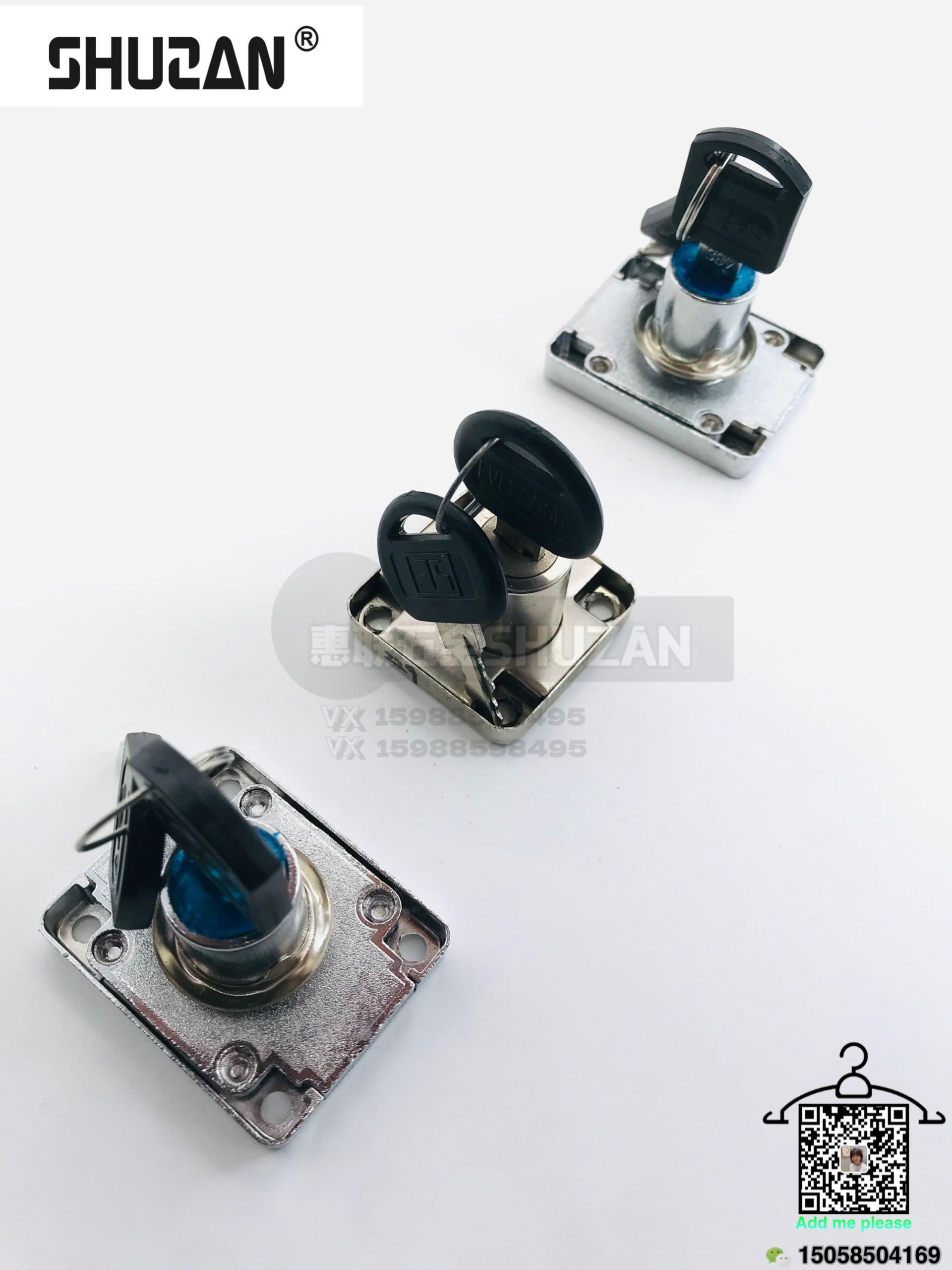 Shuzan hardware drawer locks are sturdy and durable, with double keys for flexible rotation. They are specially supplied for foreign trade Item Picture