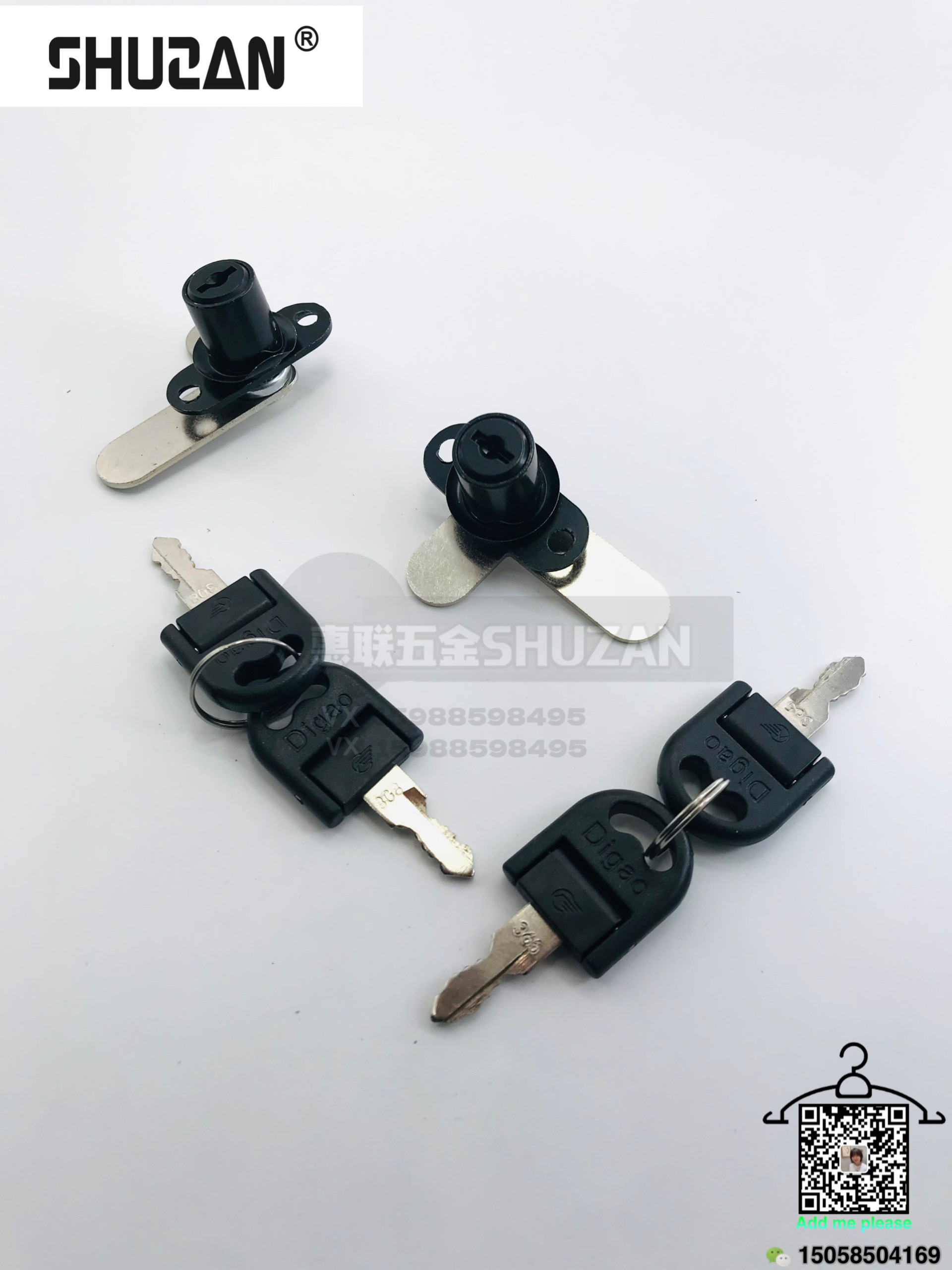 Shuzan hardware drawer locks are sturdy and durable, with double keys for flexible rotation. They are specially supplied for foreign trade