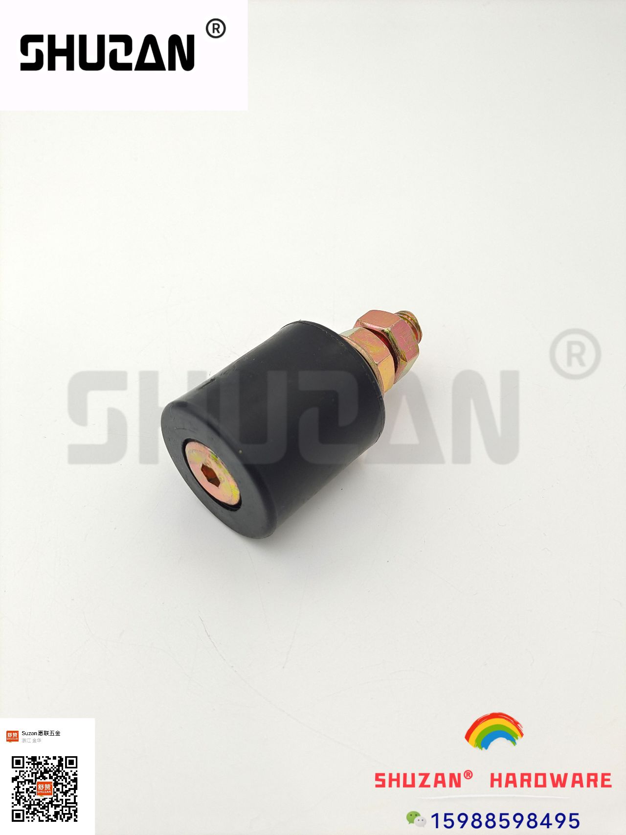 عجلات الانزلاق المصنوعة من البلاستيك في مدارات الدولاب المزلق الثقيل المقطوفة من باب المرافعة Item Picture