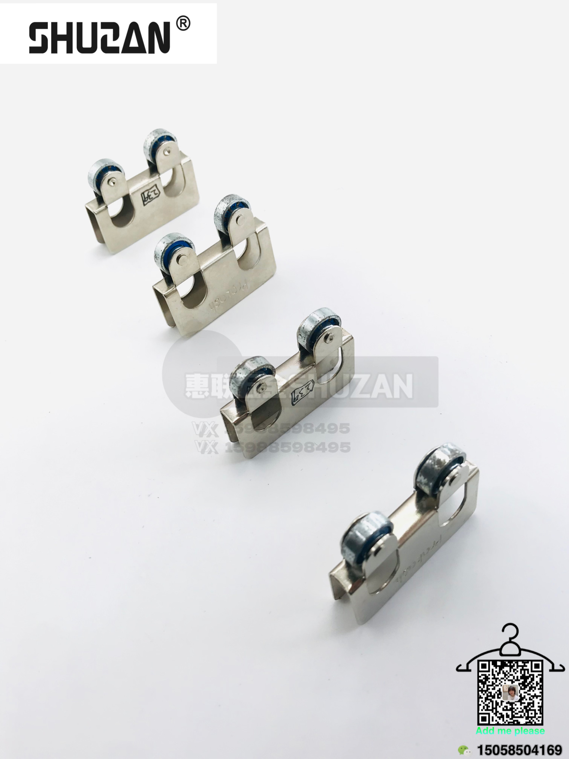 Stainless steel glass wheels, Shuzan hardware wheels, sliding door wheels, flexible pulling of glass doors and cabinet doors Application Scenario