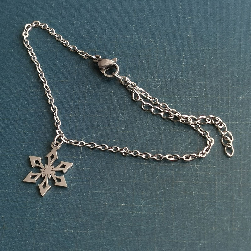 二次元动漫游戏周边原神神之眼冰元素之力不锈钢钛钢吊坠项链跨境详情图4