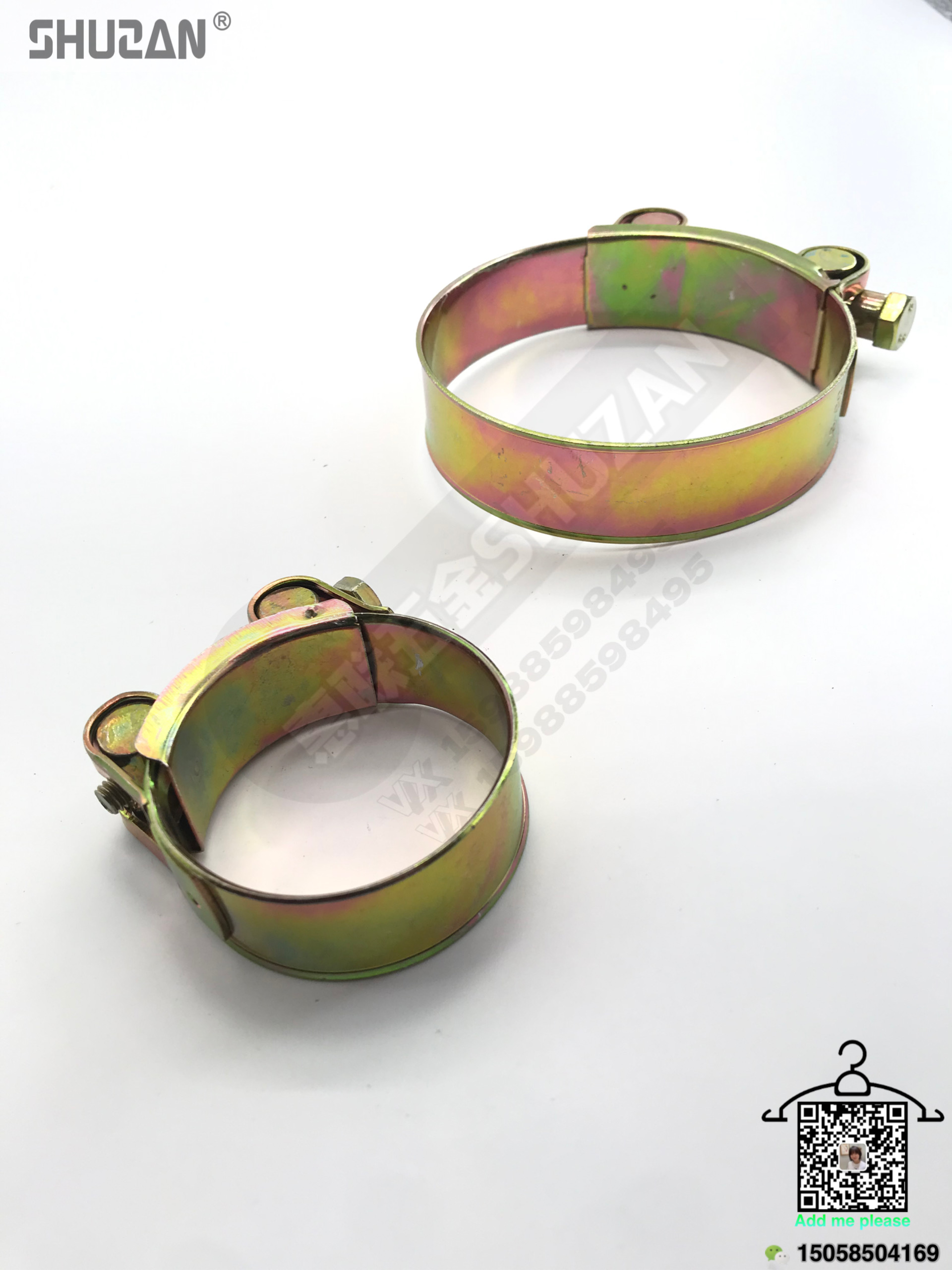 European-style strong hose clamps are sturdy, durable, of high quality and available in various specifications for export Application Scenario