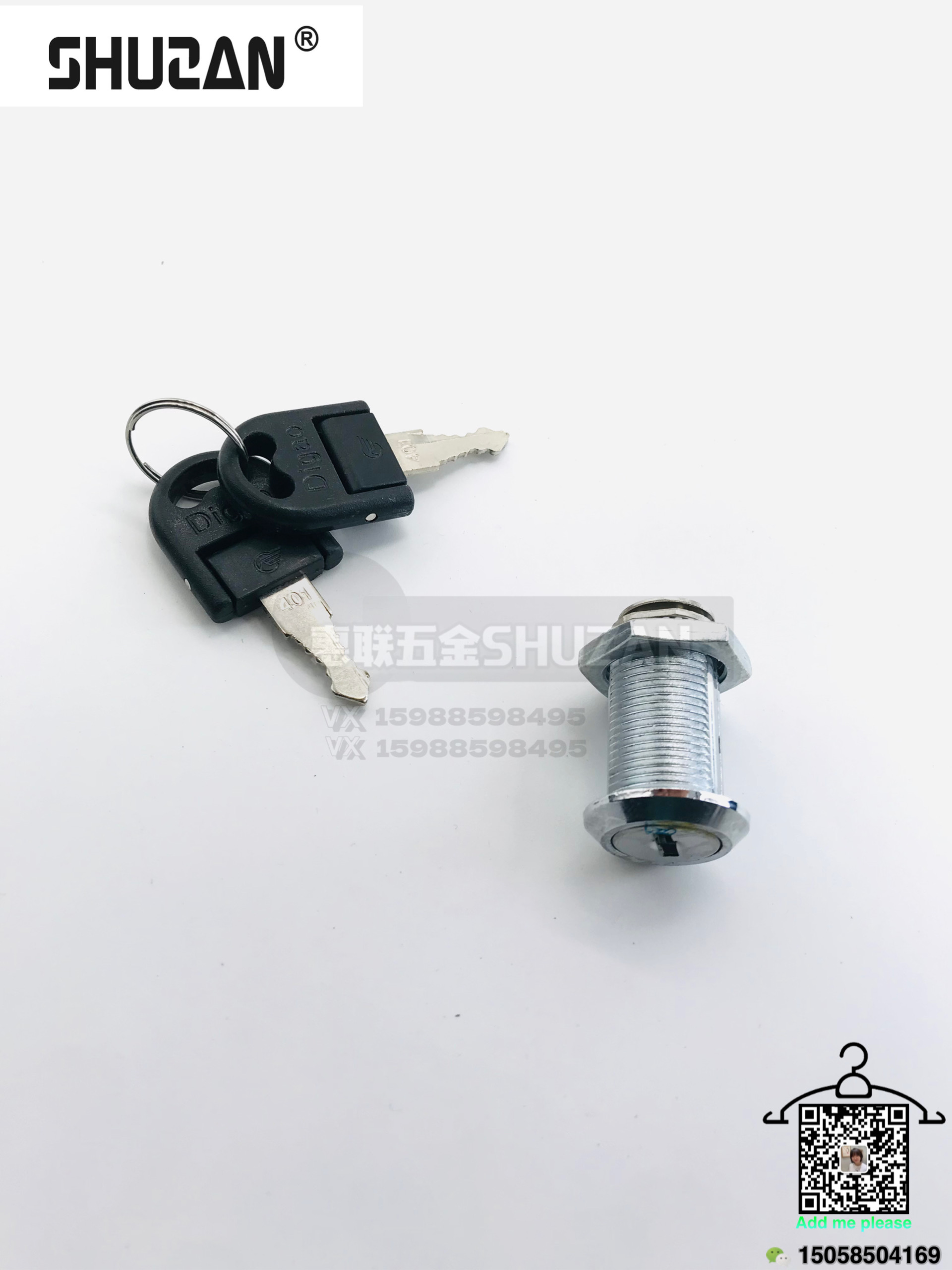 The drawer lock is a long rod type hardware drawer lock made of stainless steel, which is sturdy. The lock tongue comes in various specifications details Picture