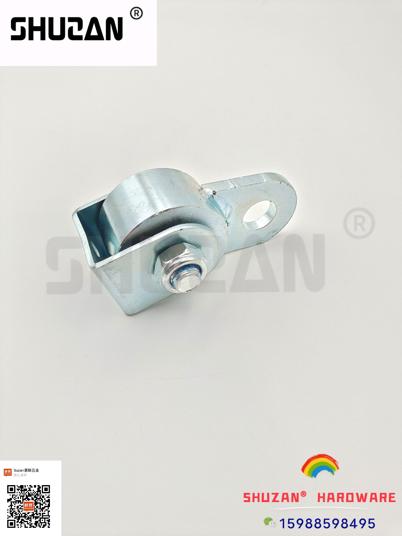 Rueda superior de la puerta rueda de guía push-pull industrial grúa grande de la puerta de la traslación galvanizada polea pesada de la pista de la puerta polea de deslizamiento