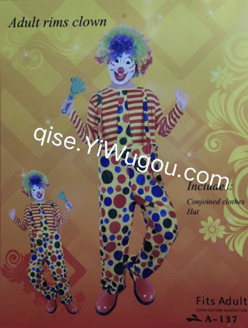 K-137小丑服装舞会服装节日服装派对服装表演服装详情图3
