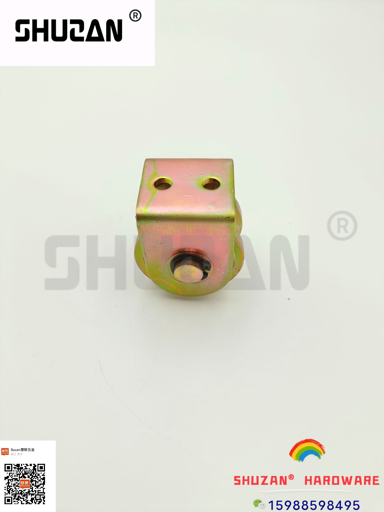 Rueda superior de la puerta rueda de guía push-pull industrial grúa de puerta de traslación grande galvanizada polea de carril de traslación pesada polea de carril de deslizamiento shuzan