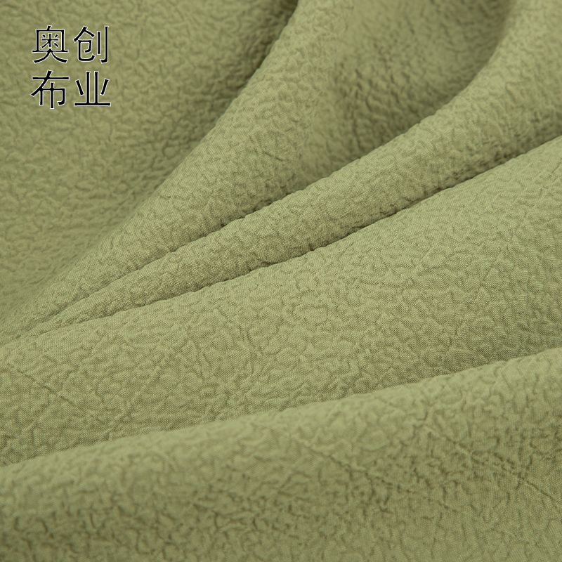 Bubble, pleated, wrinkled fabric, elastic fabric, crepe, texture, dress, women's accessories, shoes, hats, decorative fabric, jacquard details Picture