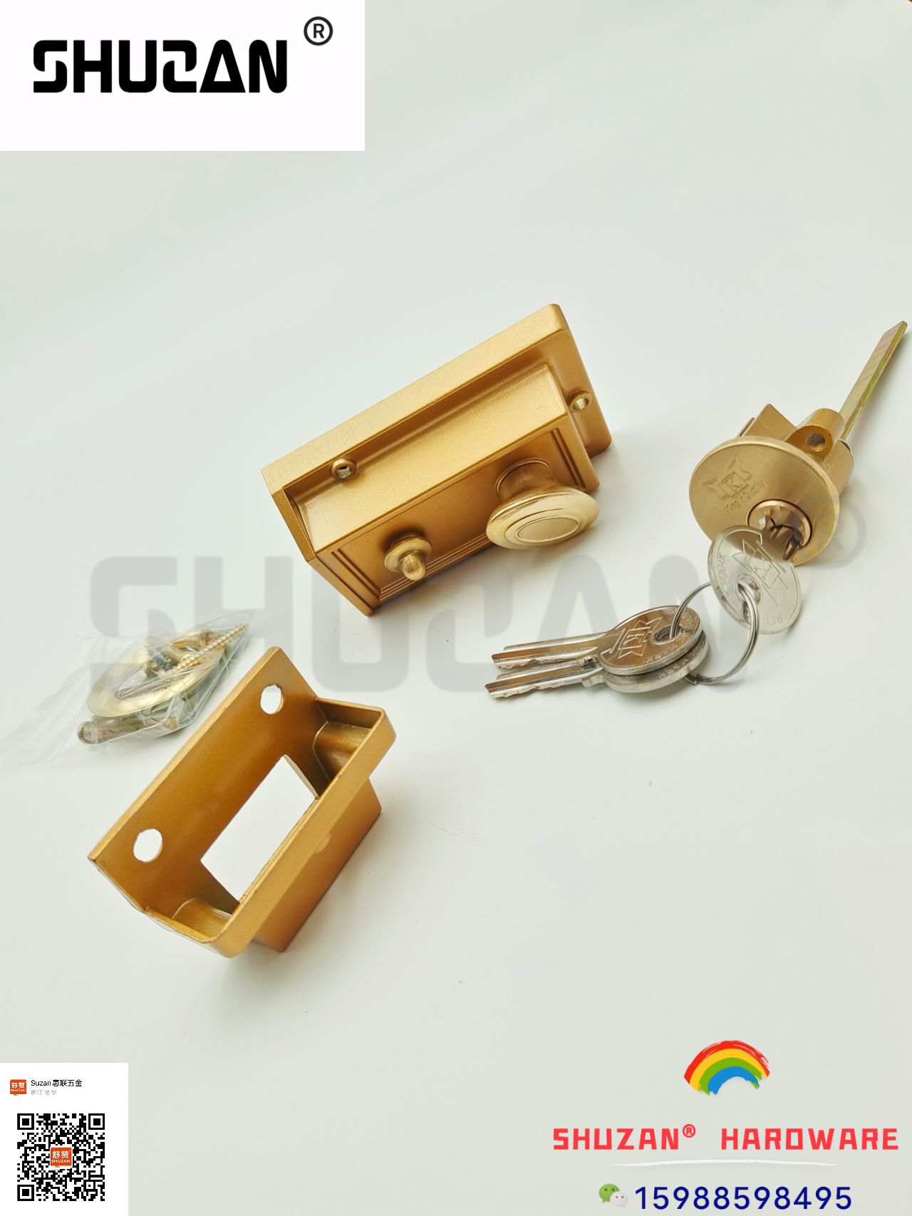 Locks, hardware locks, stainless steel door locks, lock bodies, anti-theft specifications, complete range of styles, thickened lock plates, alloy Item Picture