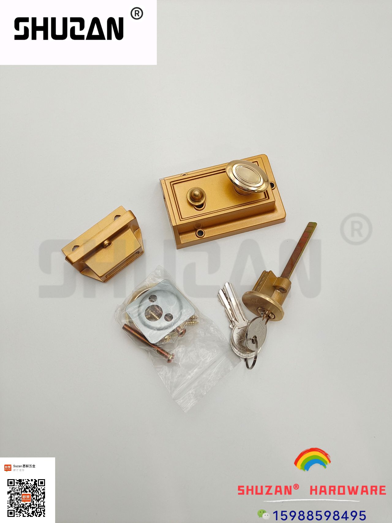 Locks, hardware locks, stainless steel door locks, lock bodies, anti-theft specifications, complete range of styles, thickened lock plates, alloy Application Scenario