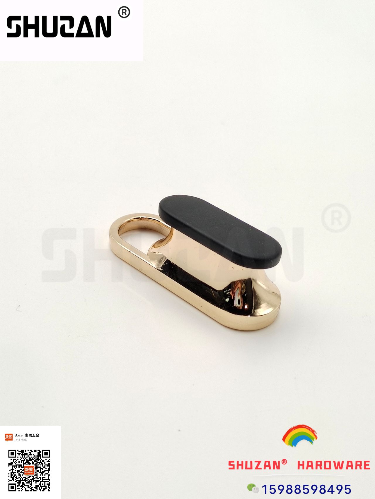 The decorative hooks are sturdy and durable. The golden hooks are of high quality and exclusively supplied for foreign trade