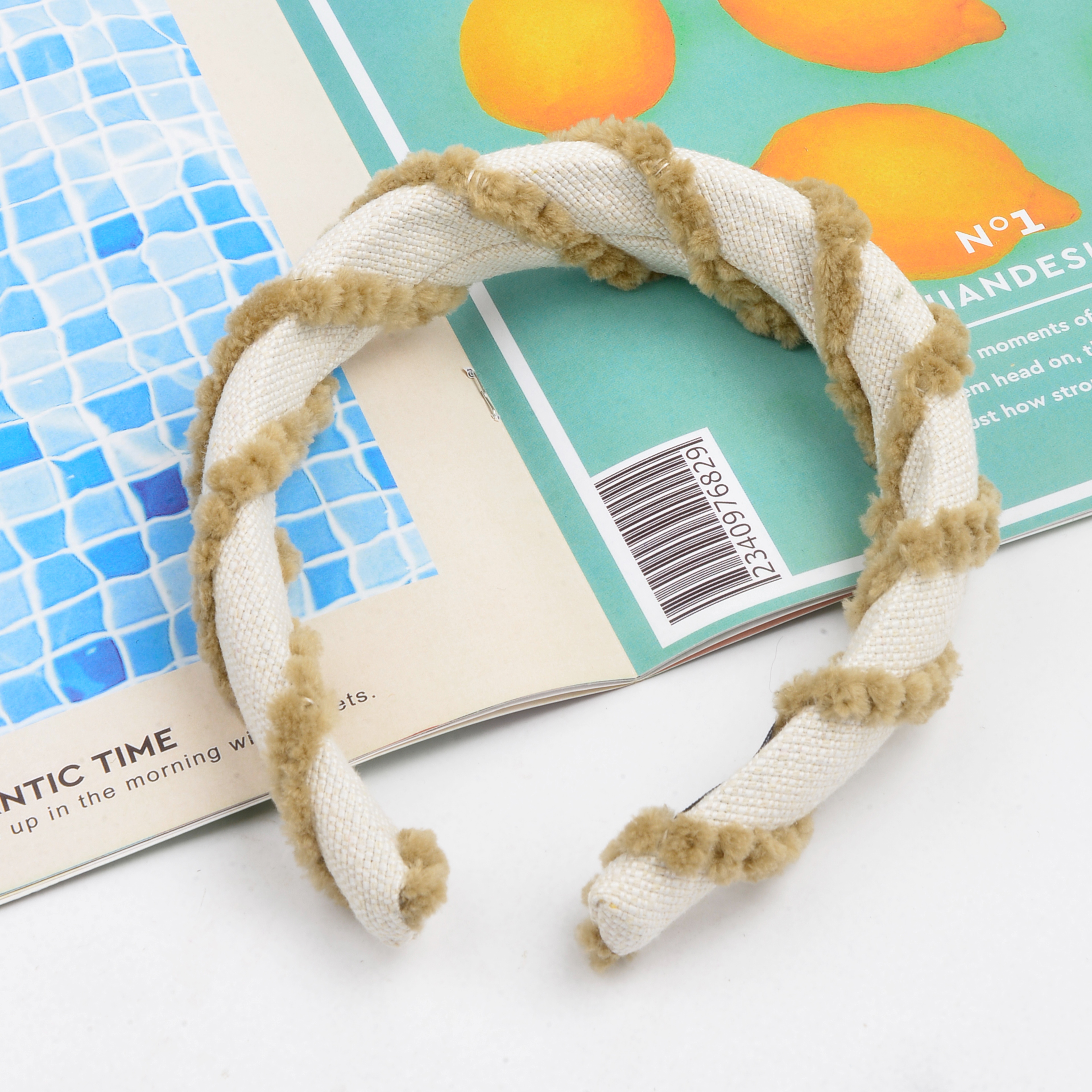 2023 New Style sponge face wash hair band for Girls, feminine hair clip headband, high-end style hair band Specification image