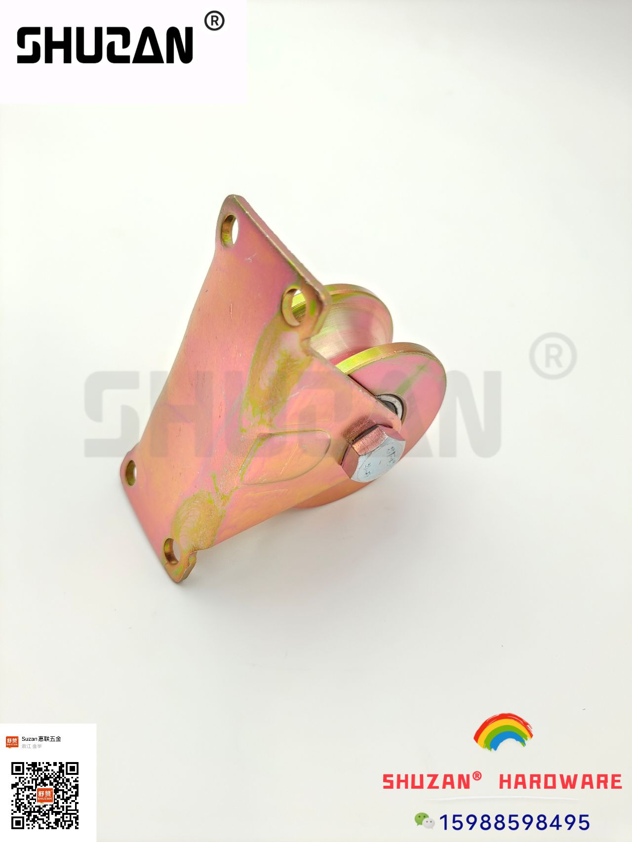 Rueda superior de la puerta rueda de guía push-pull industrial grúa de la puerta de la traslación grande galvanizada polea de carril de la puerta de la traslación pesada polea engrosada polea
