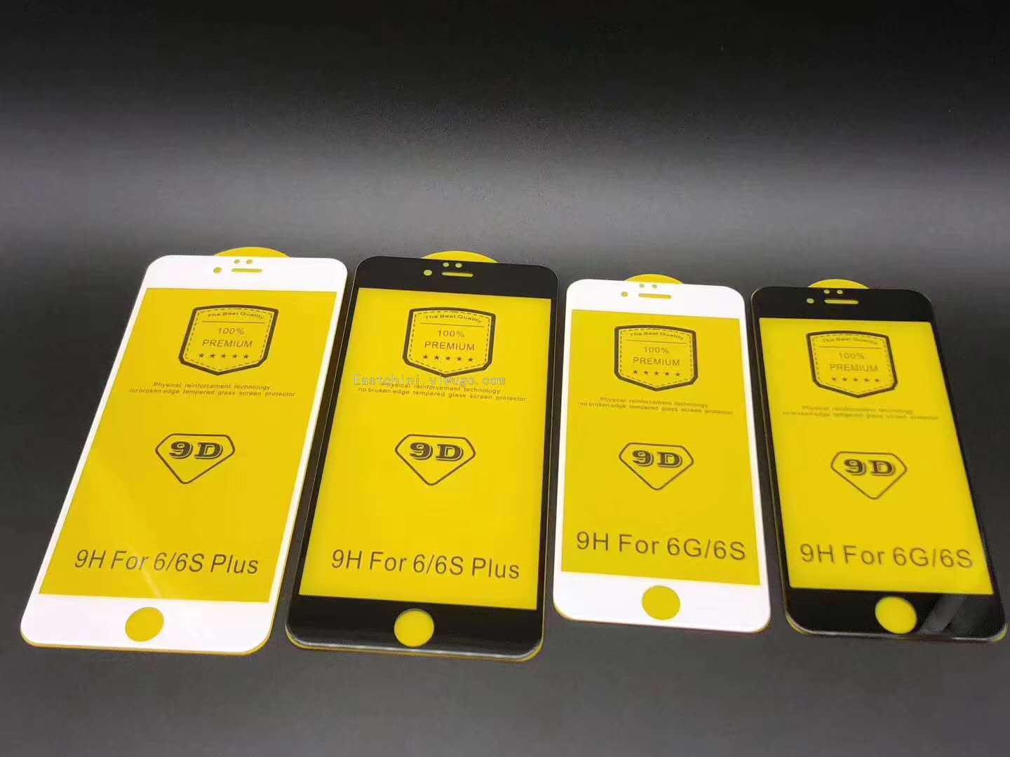 Cross-border e-commerce factory direct sales of 9D high-alumina tempered film mobile phone film details Picture