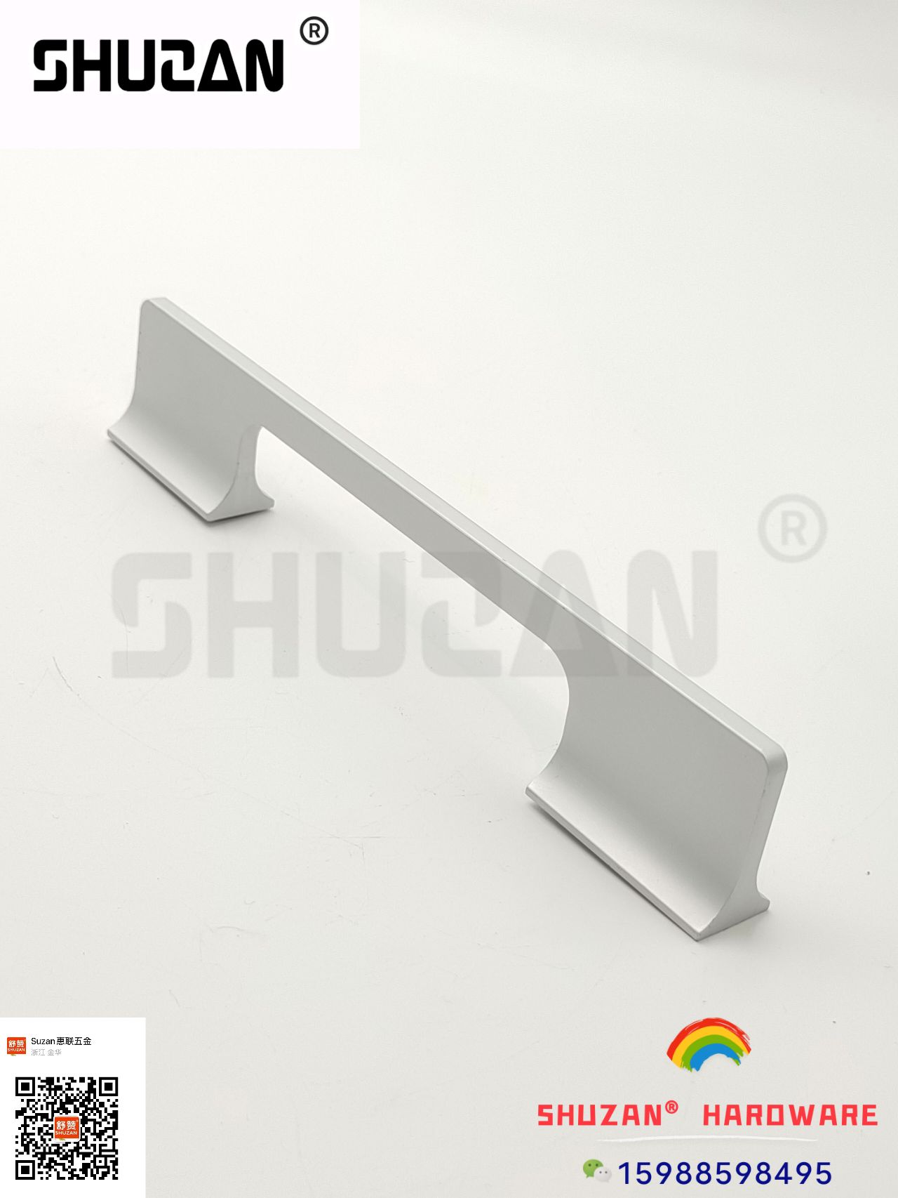 The silver handle is simple, elegant and comfortable. It comes in various specifications and is of high quality and grand Item Picture