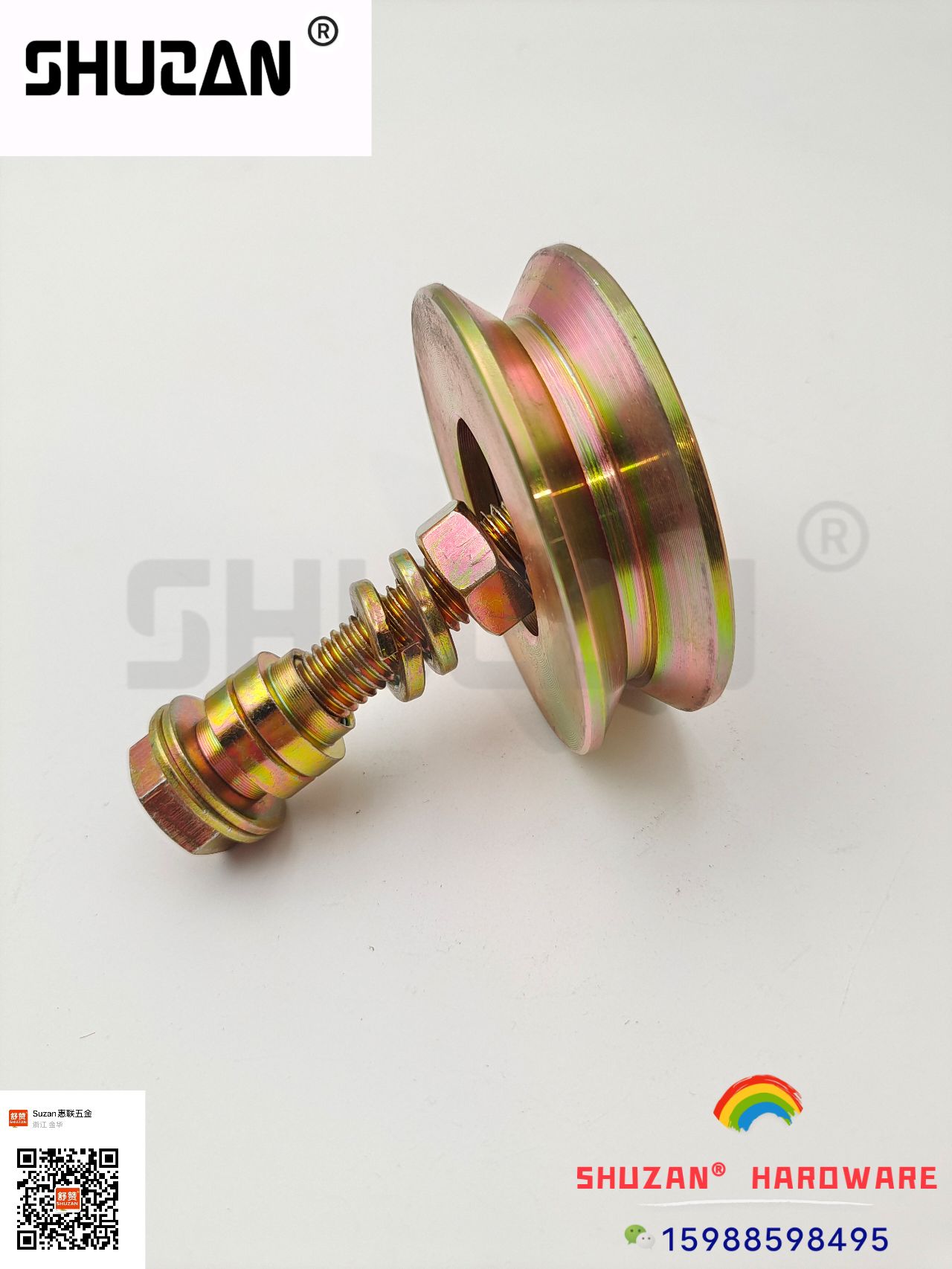 滑轮/滑轨/吊轮白底实物图