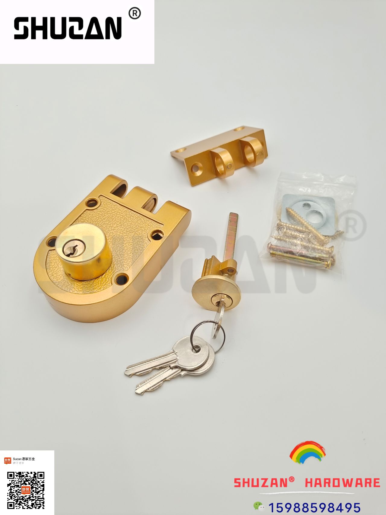 Locks, hardware locks, stainless steel door locks, lock bodies, anti-theft specifications, complete range of styles, thickened lock plates, alloy details Picture