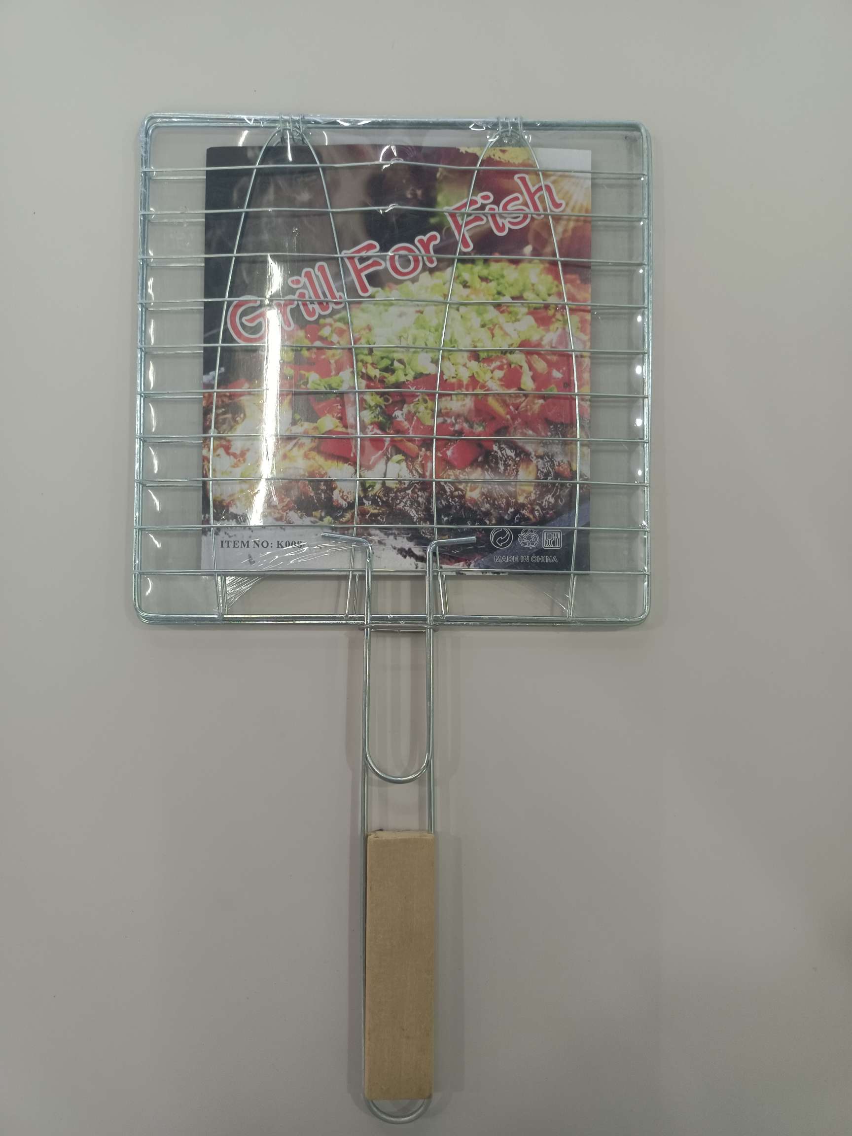 小双鱼烤网 烤鱼夹 烧烤食品网 烧烤 便携双鱼烤网 烧烤工具