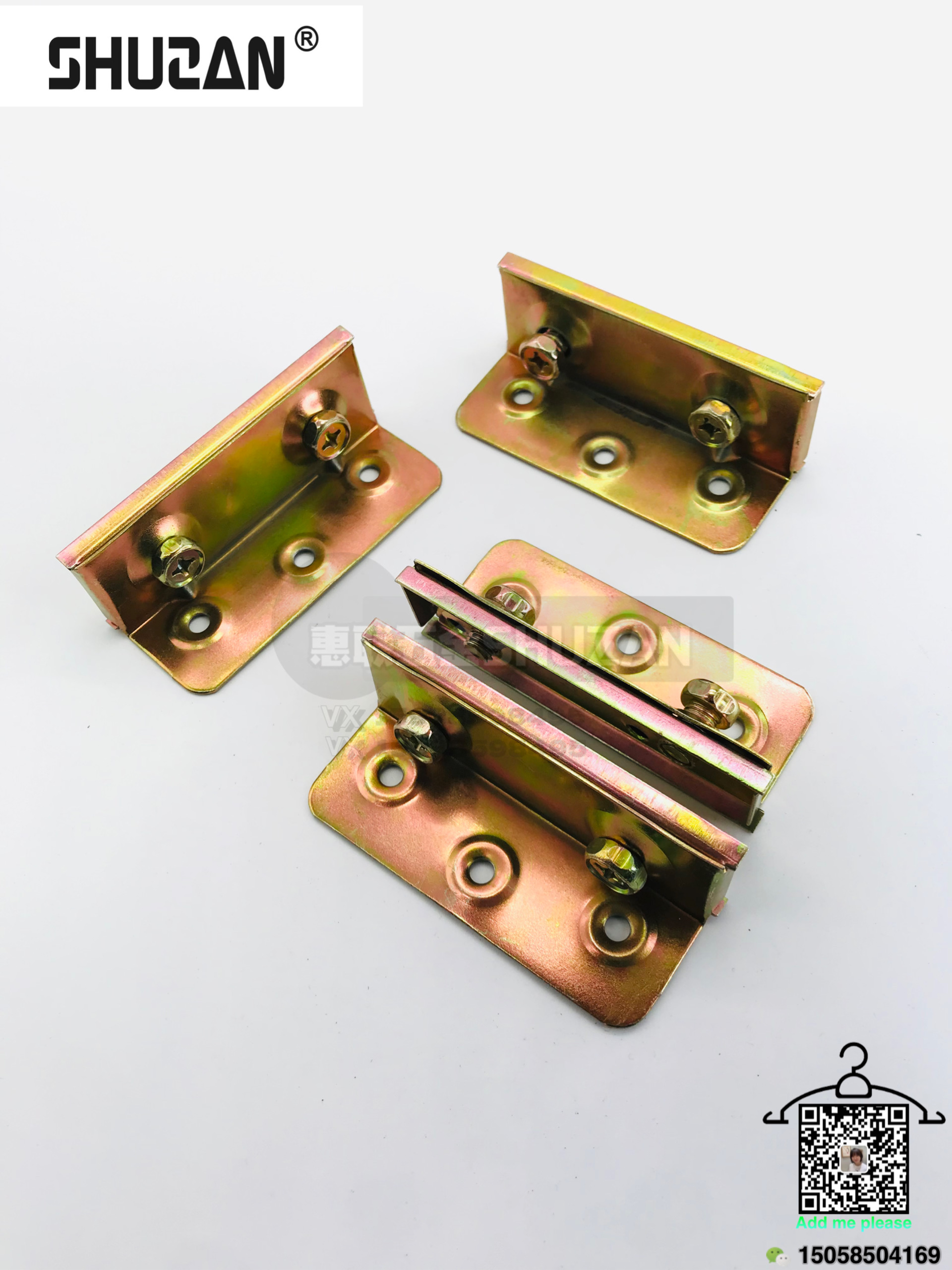 The golden bed hinges are galvanized, sturdy and durable. Shuzan bed hinges are exclusively for export Application Scenario