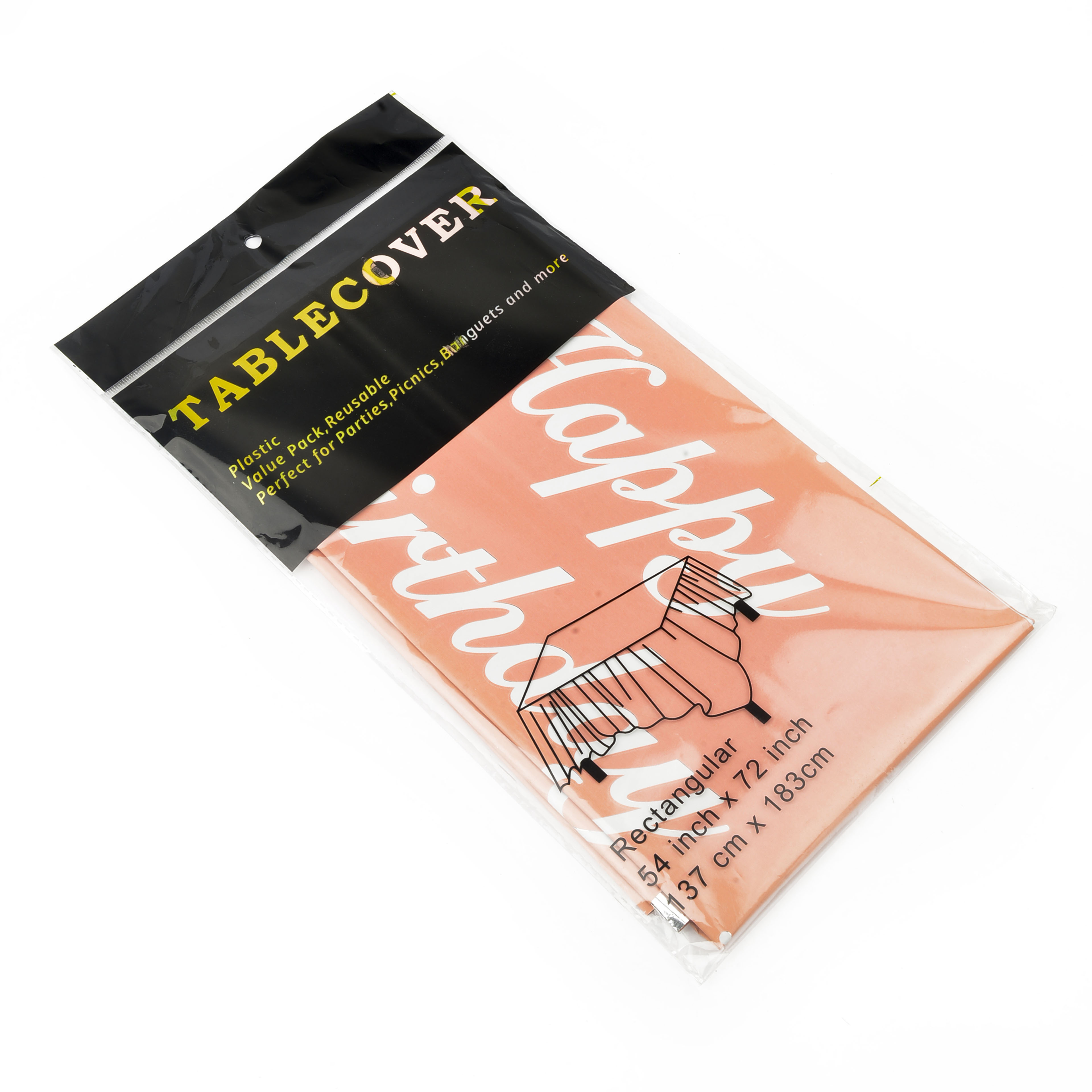 Wholesale disposable solid-color party tablecloths and tablecloths, waterproof, oil-proof, no-wash thickened tablecloths and tablecloths Specification image