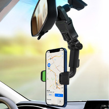 多用途车载手机后视镜导航支架汽车车载后枕多角度可调节手机支架