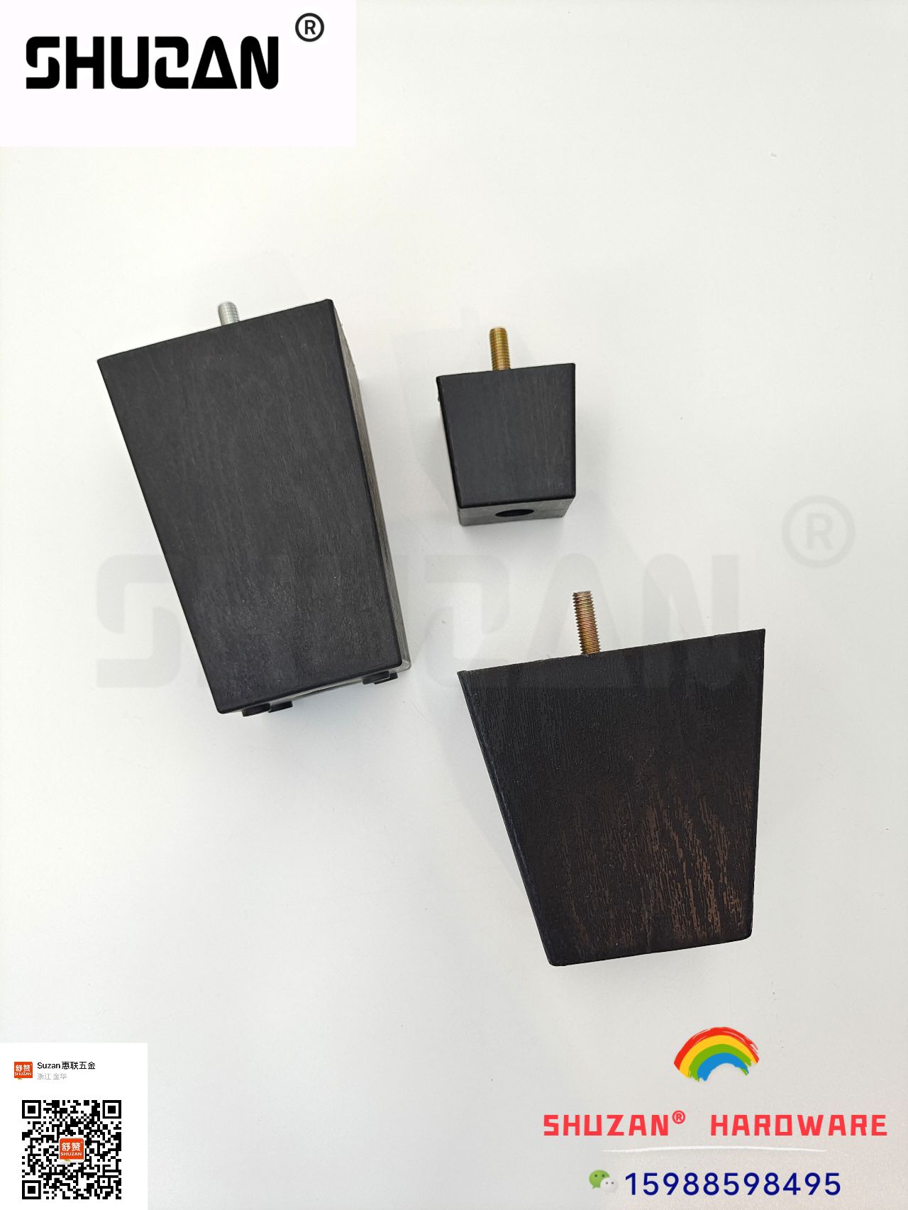 The cabinet legs are of high quality, sturdy and durable. The black appearance is elegant and grand Application Scenario