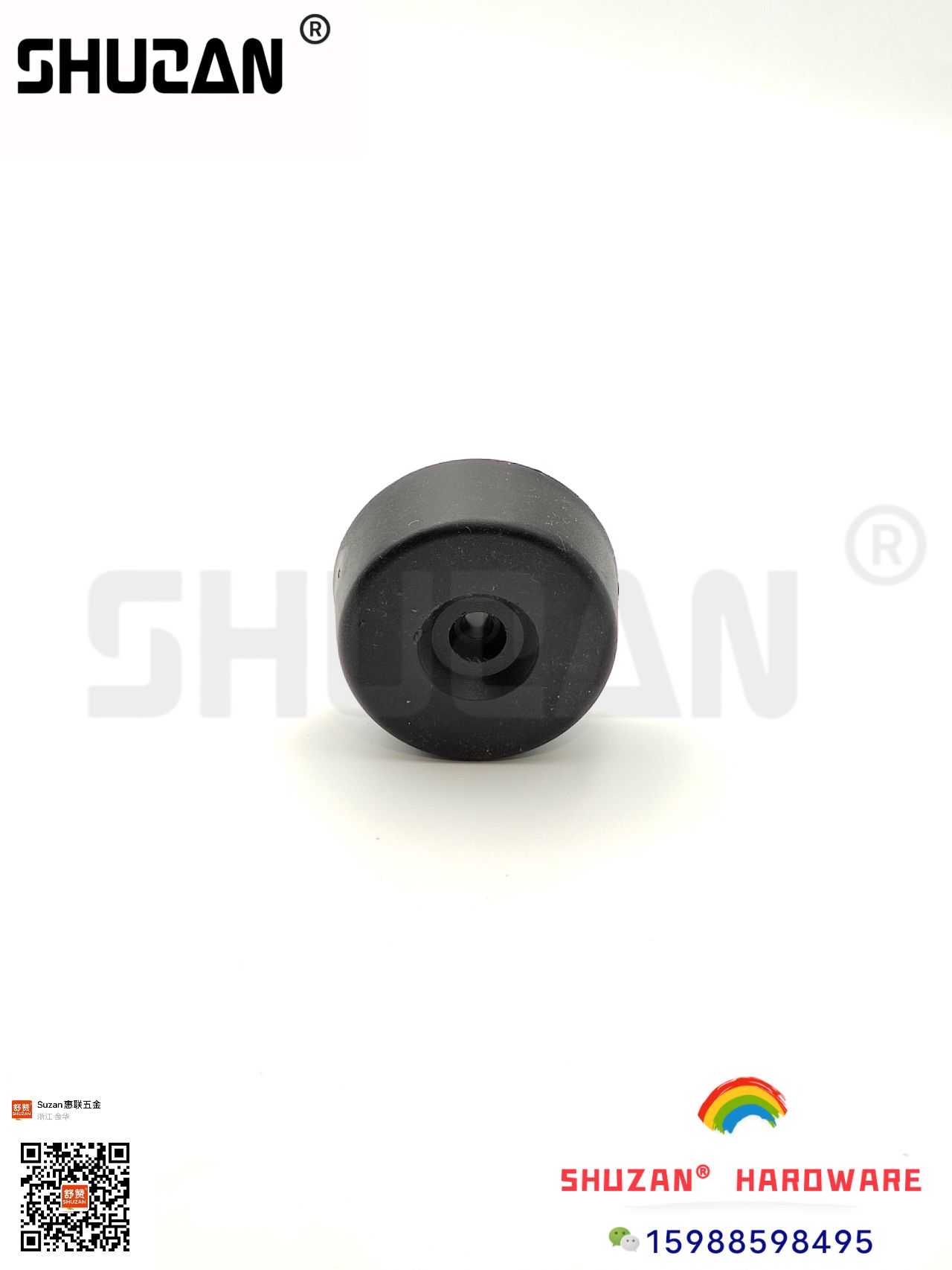 圆柱型家具脚 舒赞家具五金 配件塑料固定家具 稳固美观