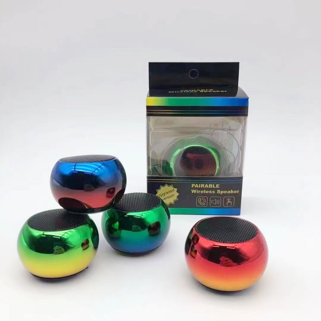 Cross-border M3 Colorful Small Steel Cannon Subwoofer Mini Speaker 2020 New Model Wireless Bluetooth Speaker with multiple functions Cross-border M3 Colorful Small Steel Cannon Subwoofer Mini Speaker 2020 New Model Wireless Bluetooth Speaker with multiple functions