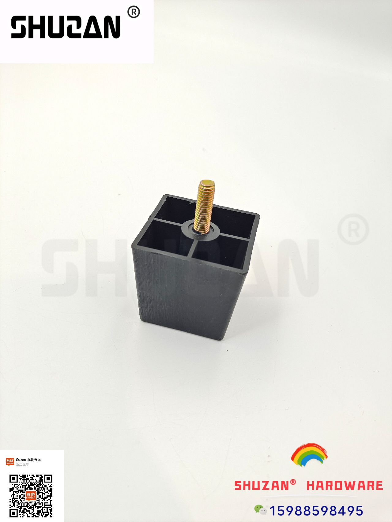 The cabinet legs are of high quality, sturdy and durable. The black appearance is elegant and grand