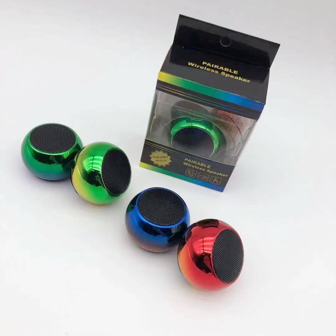 Cross-border M3 Colorful Small Steel Cannon Subwoofer Mini Speaker 2020 New Model Wireless Bluetooth Speaker with multiple functions Application Scenario
