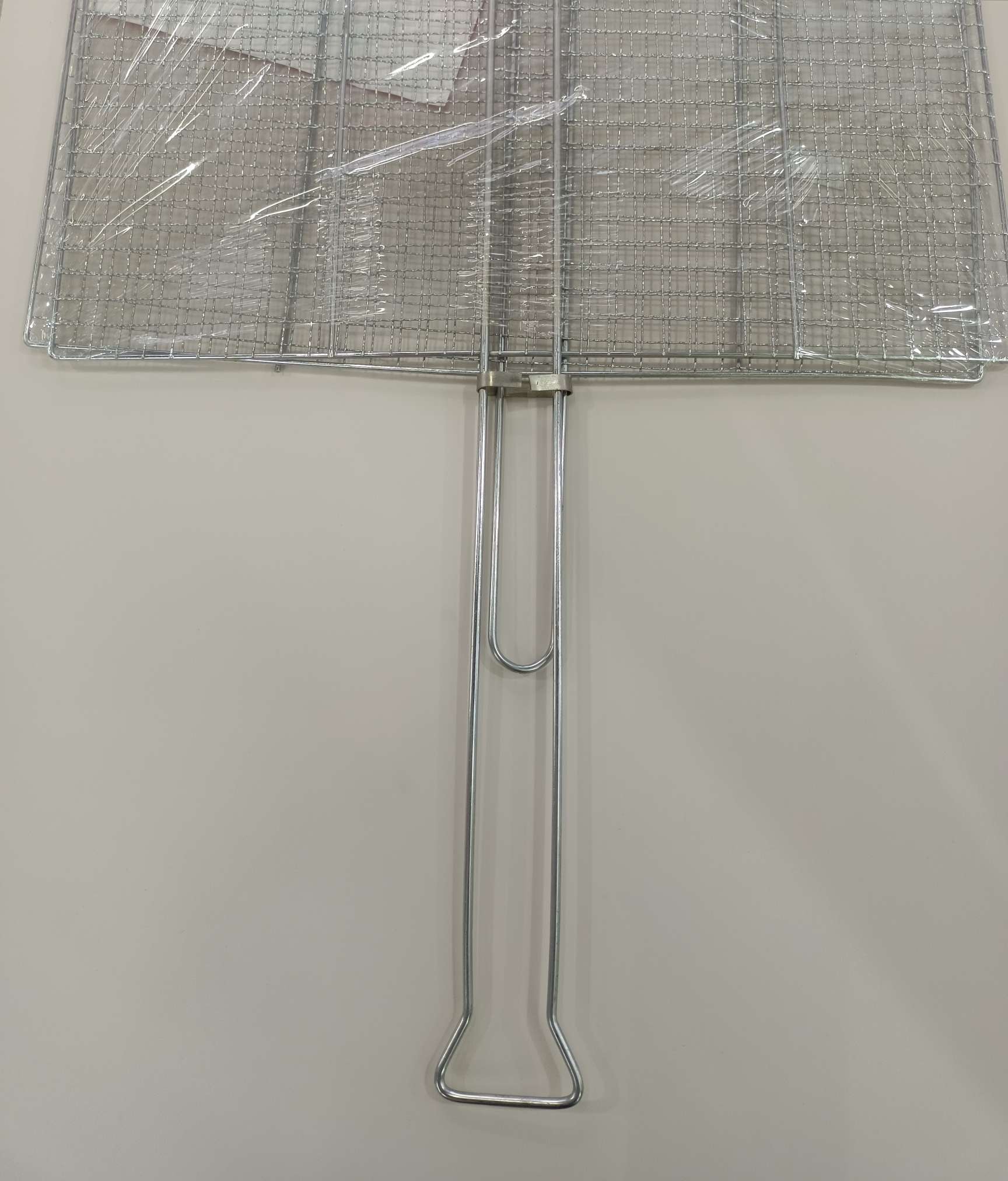 批发烤鱼夹电镀烧烤夹蔬菜夹烤肉夹电镀网烧烤网无磁加厚网片详情图3