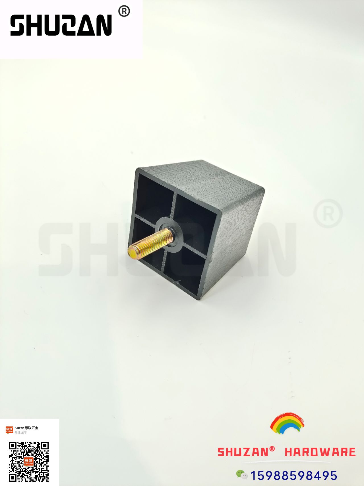 The cabinet legs are of high quality, sturdy and durable. The black appearance is elegant and grand details Picture