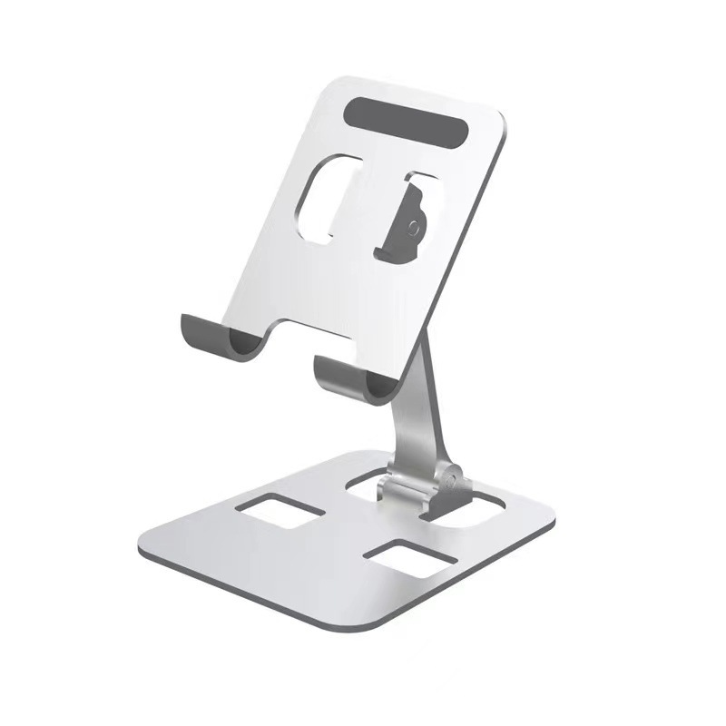 Aluminum alloy desktop phone stand, cross-border portable foldable and adjustable lazy phone stand, tablet stand wholesale details Picture