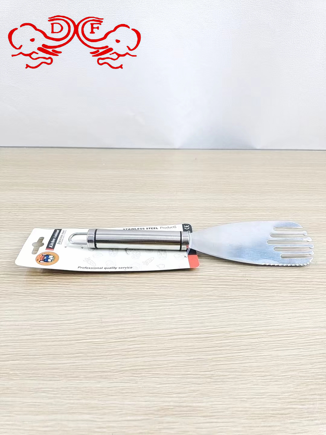 DF99639 煎饼轮刀披萨滚刀 塑柄薄饼切刀单轮披萨滚刀 介饼刀 厨房小工具  DF TRADING HOUSE