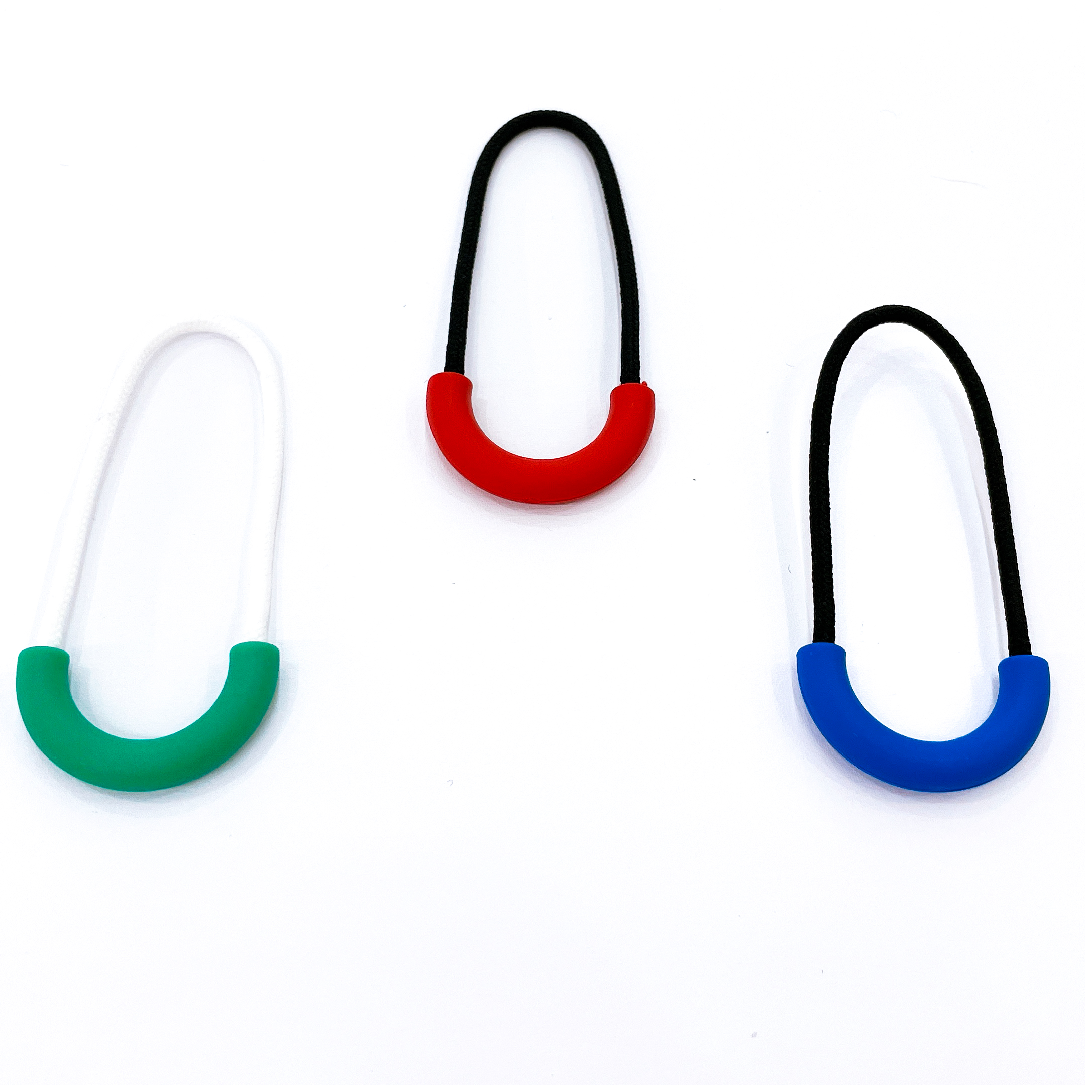 Customized logo injection-molded and drop-molded silicone rope, various shaped pull loops, zipper handles Item Picture