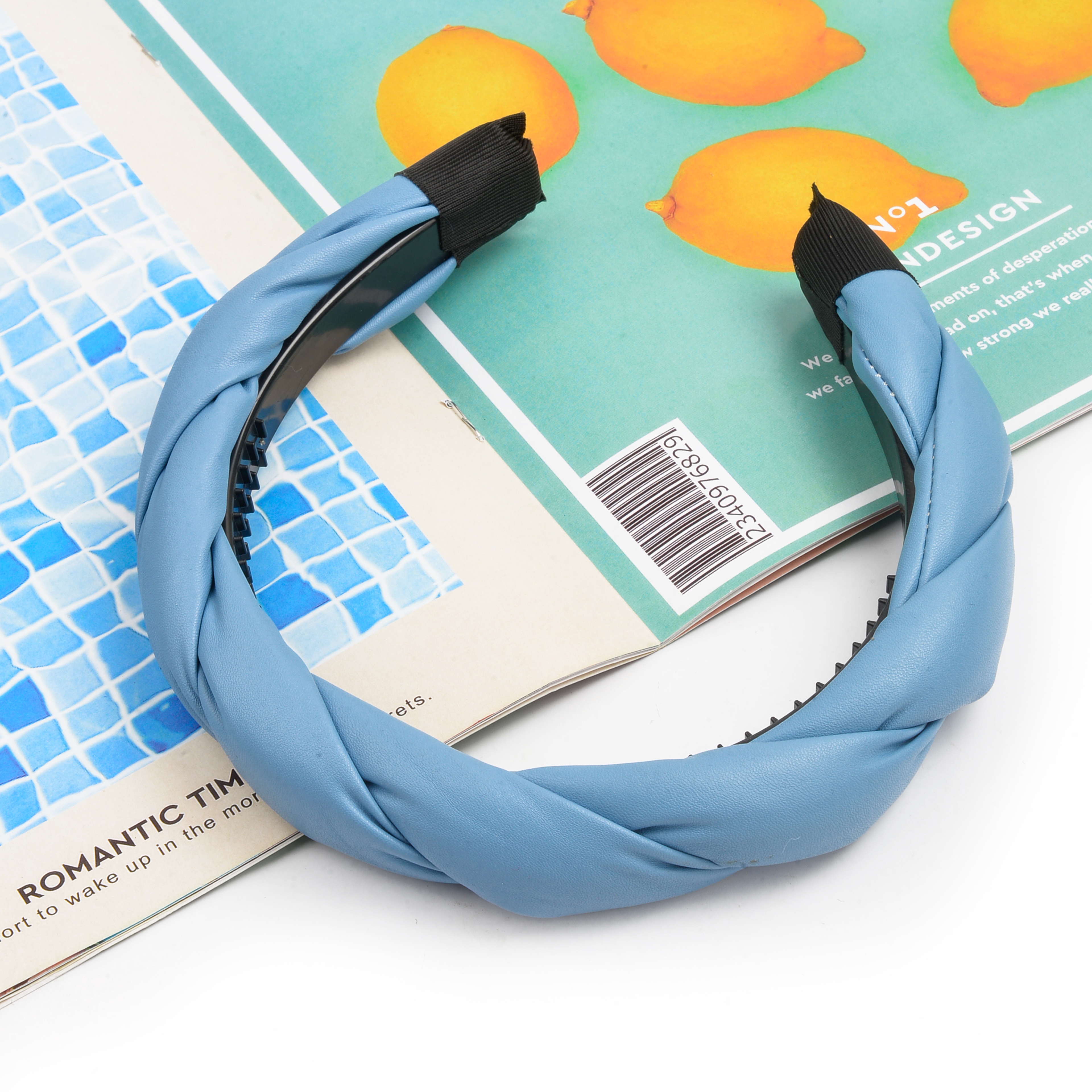 Sponge wide edge high top facial hair band, Korean Internet celebrity retro chanted hair band, outdoor hair pressing headwear, hair clip 1 Specification image
