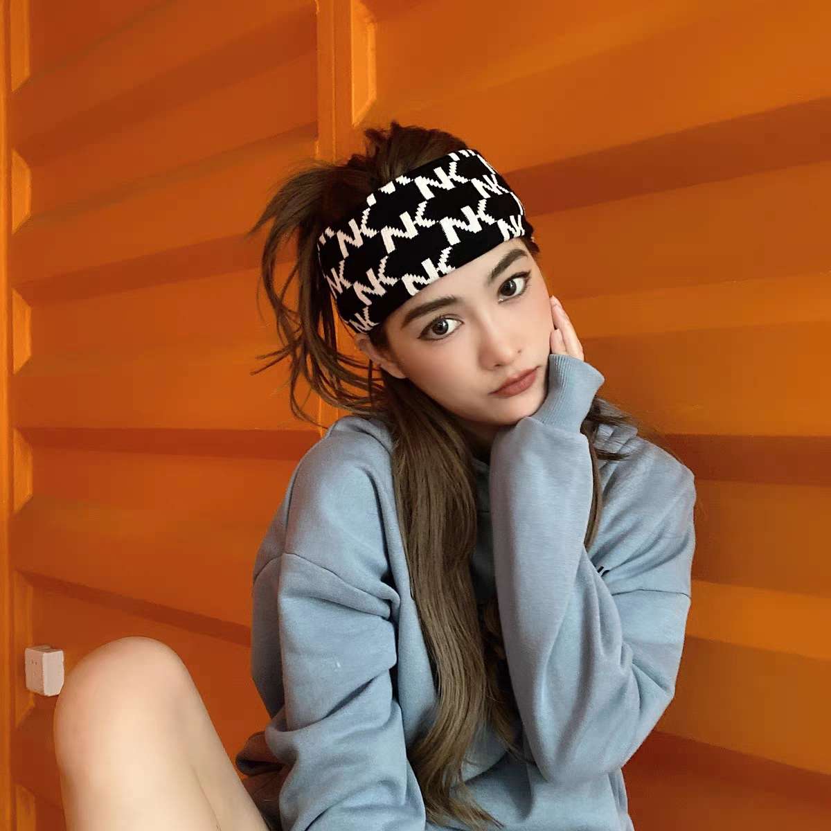 毛线针织发带，冬季保暖时尚发箍，厂家直销，可来样订制，洗脸巾1