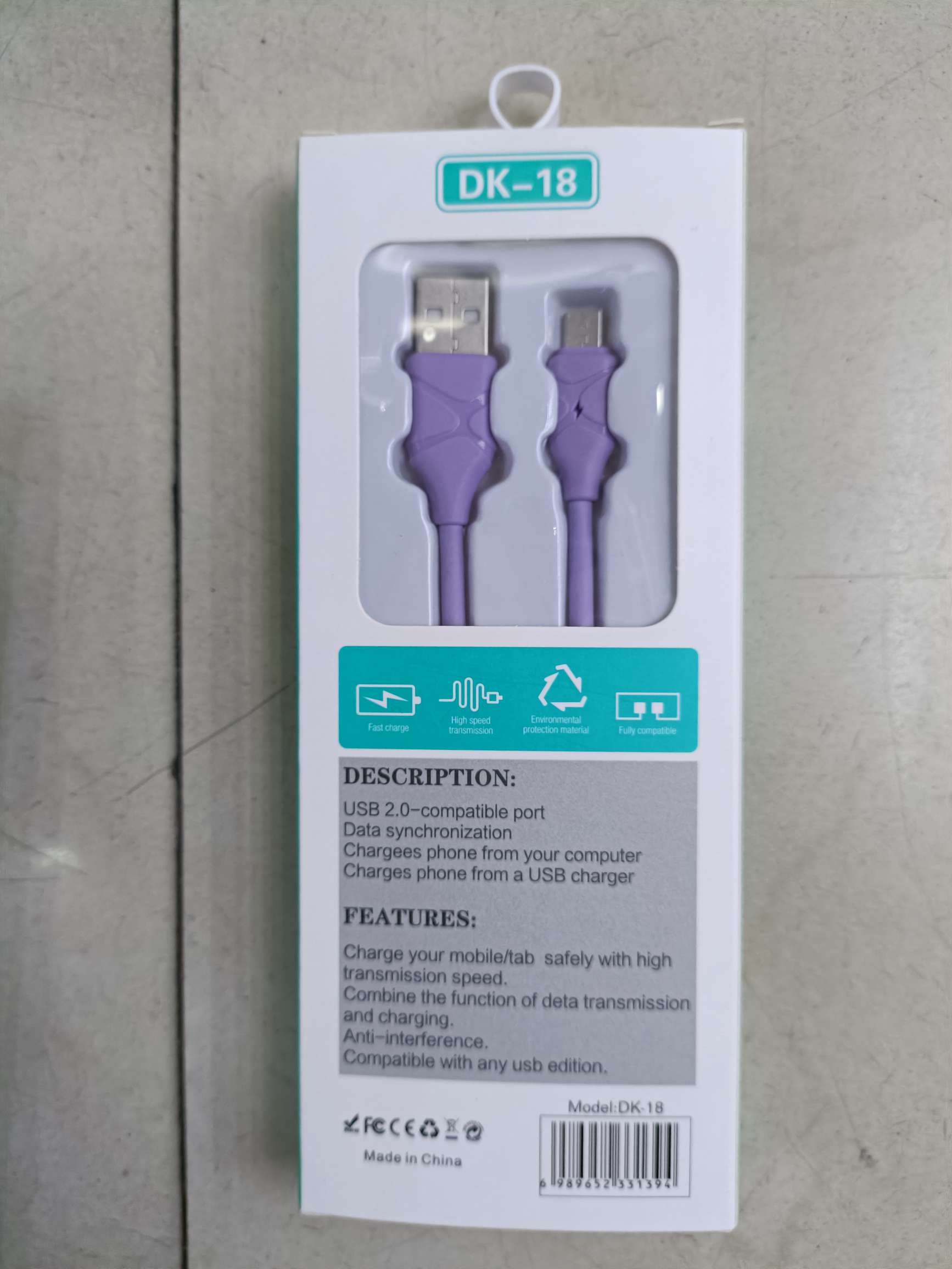 Macaron cable de carga rápida cable de teléfono cable TPE cable de un metro detail image 9