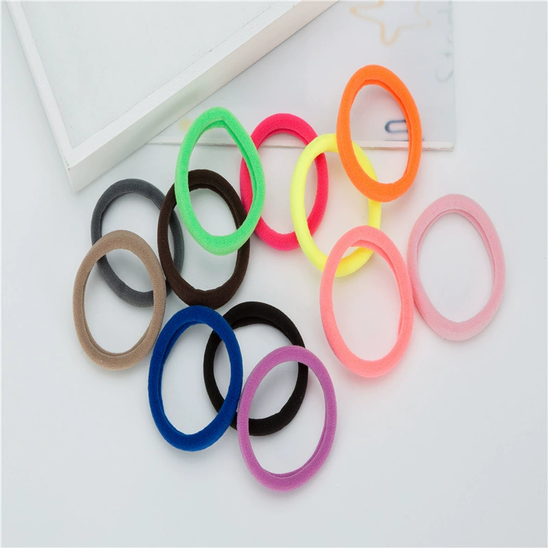 Seamless rubber band headwear, hair tie, hair band, Korean high-elasticity hair tie, black hair accessory detail image 6