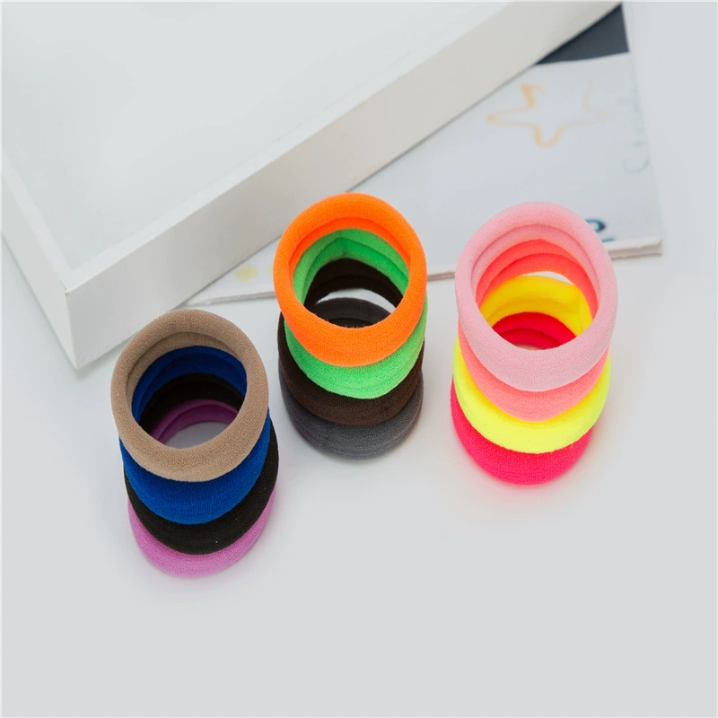 Seamless rubber band headwear, hair tie, hair band, Korean high-elasticity hair tie, black hair accessory detail image 8