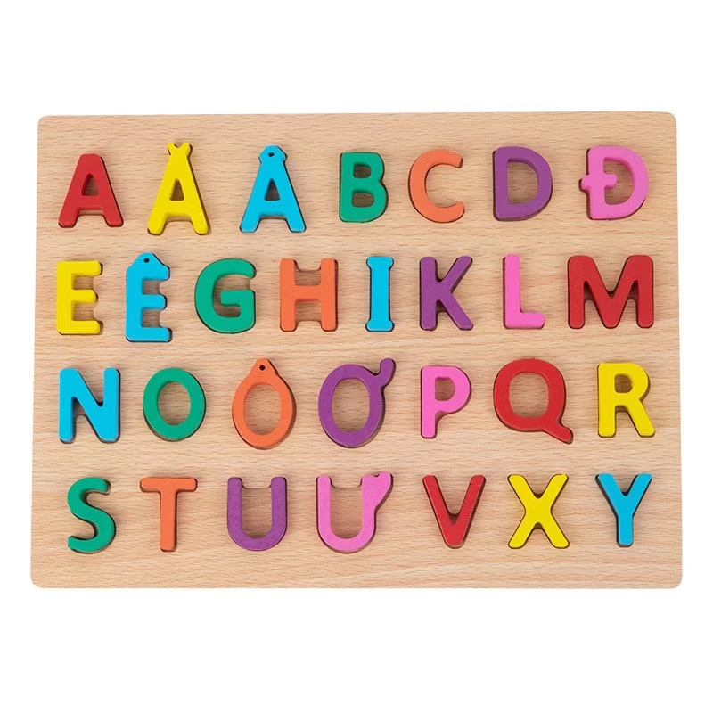 木制 字母 数字 卡通 俄文 阿文 越南文 格鲁吉亚文 外贸款详情图6