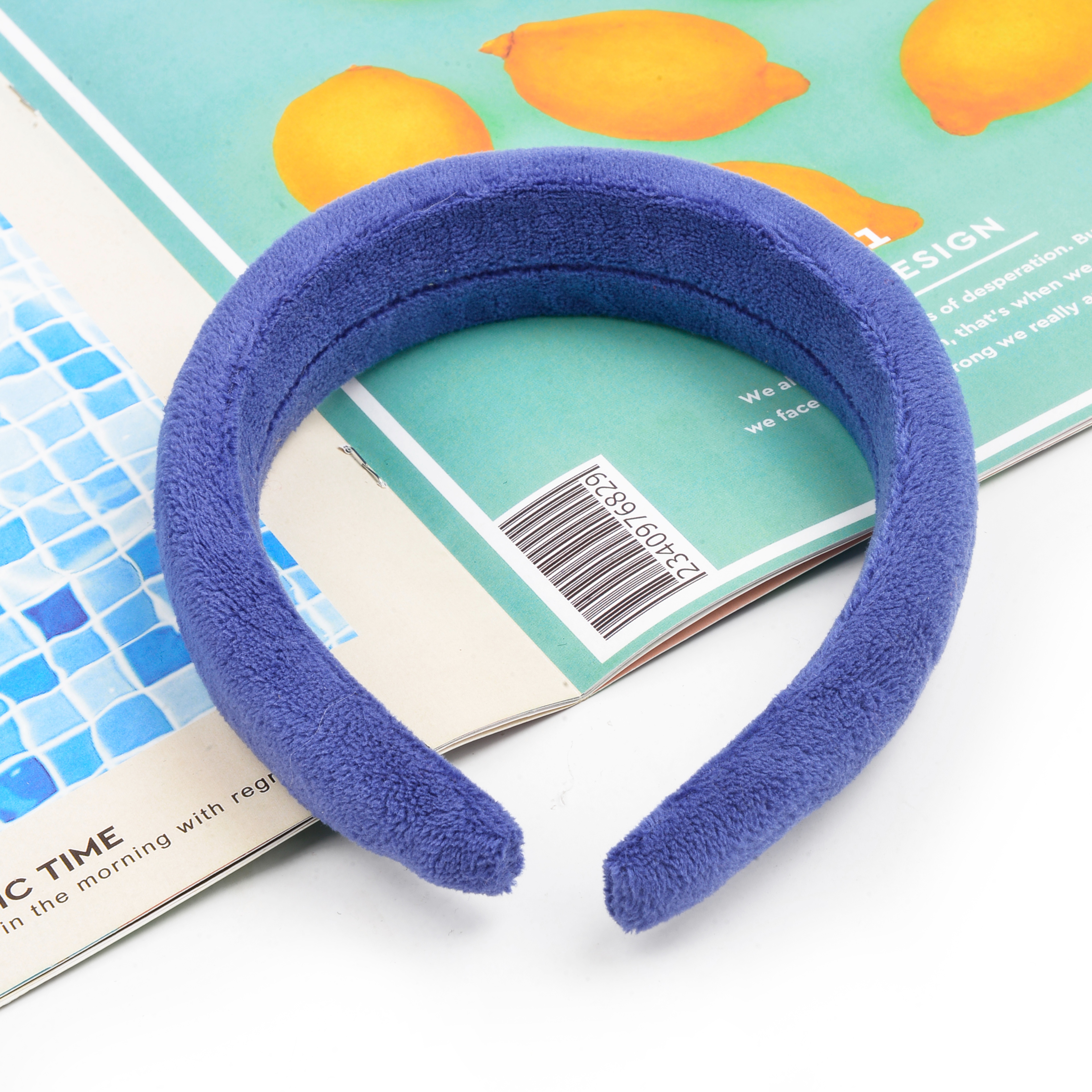 Korean candy-colored high headband on the top of the head, summer hair clip headwear for women's face washing, 2022 popular new hair-pressing headband Specification image
