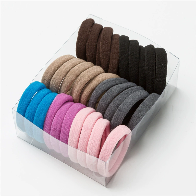 Seamless rubber band headwear, hair tie, hair band, Korean high-elasticity hair tie, black hair accessory Specification image