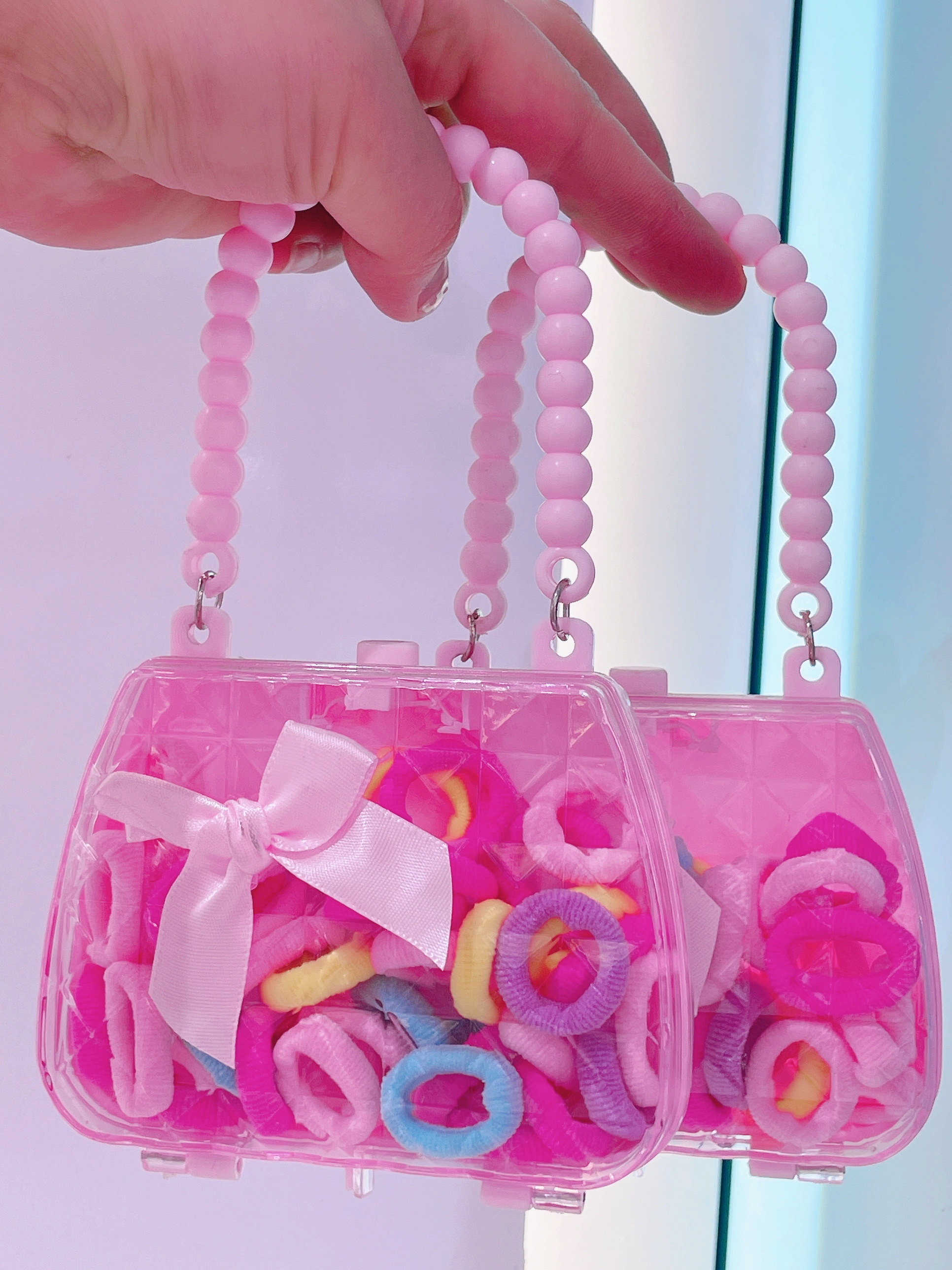 New children's hair tie towel ring Application Scenario