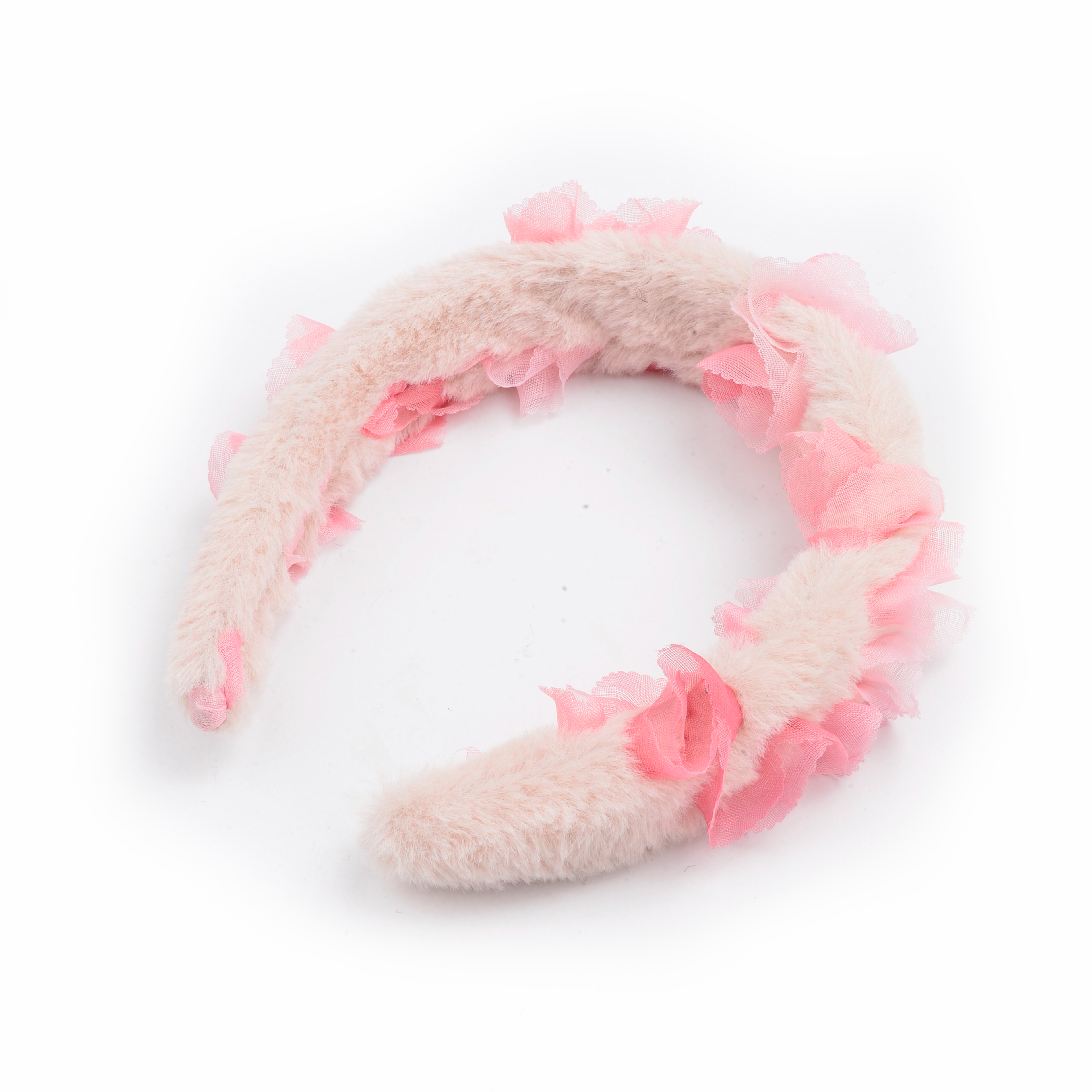 New women's hairband, tulle chiffon, colorful butterfly pasted hair accessory, seaside Bohemian style flower hair accessory Application Scenario